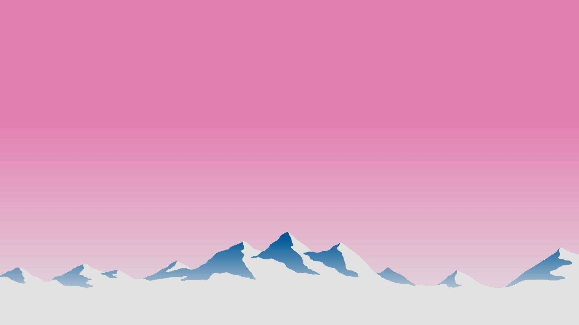 Pink Mountains Wallpapers