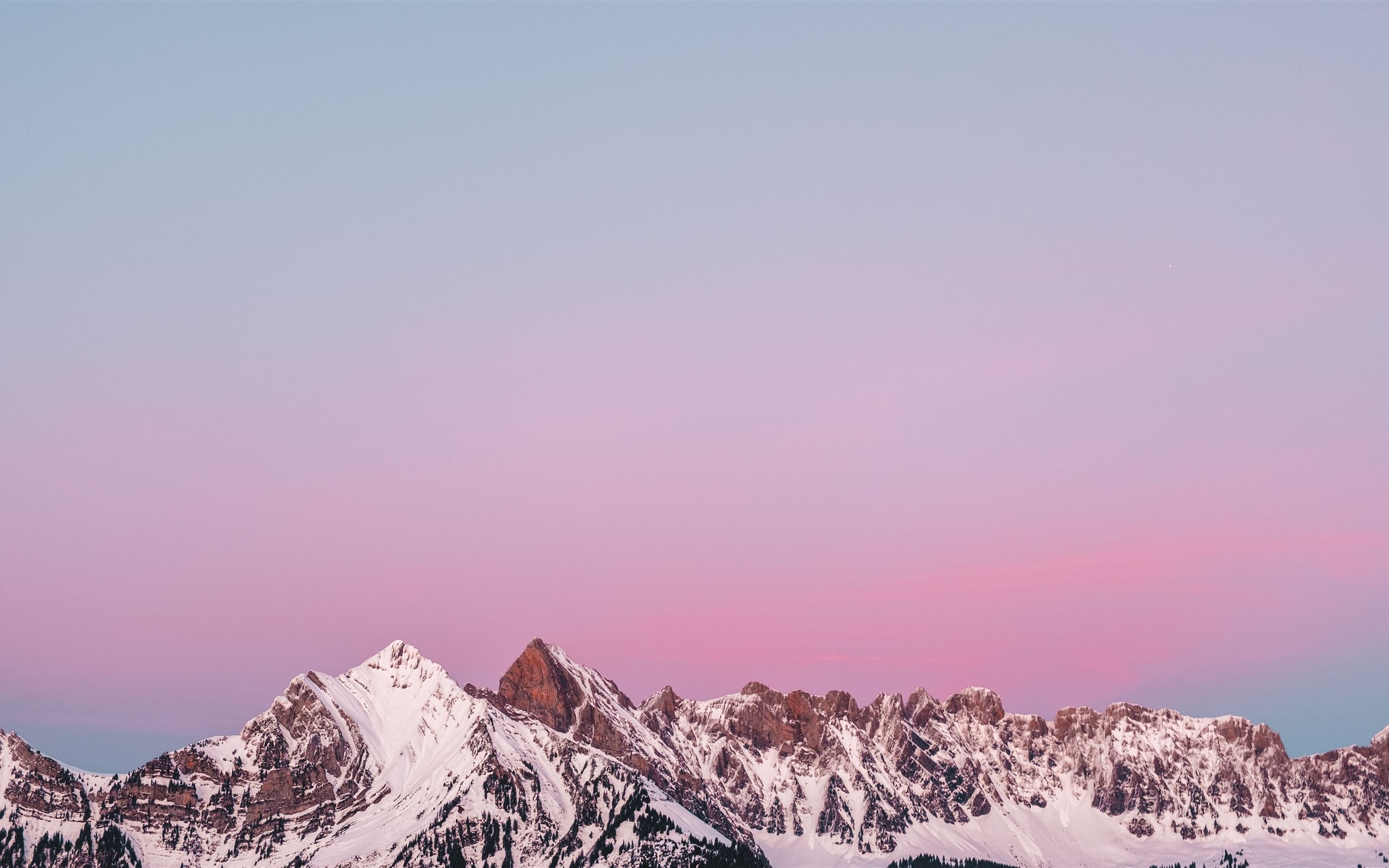 Pink Mountains Wallpapers