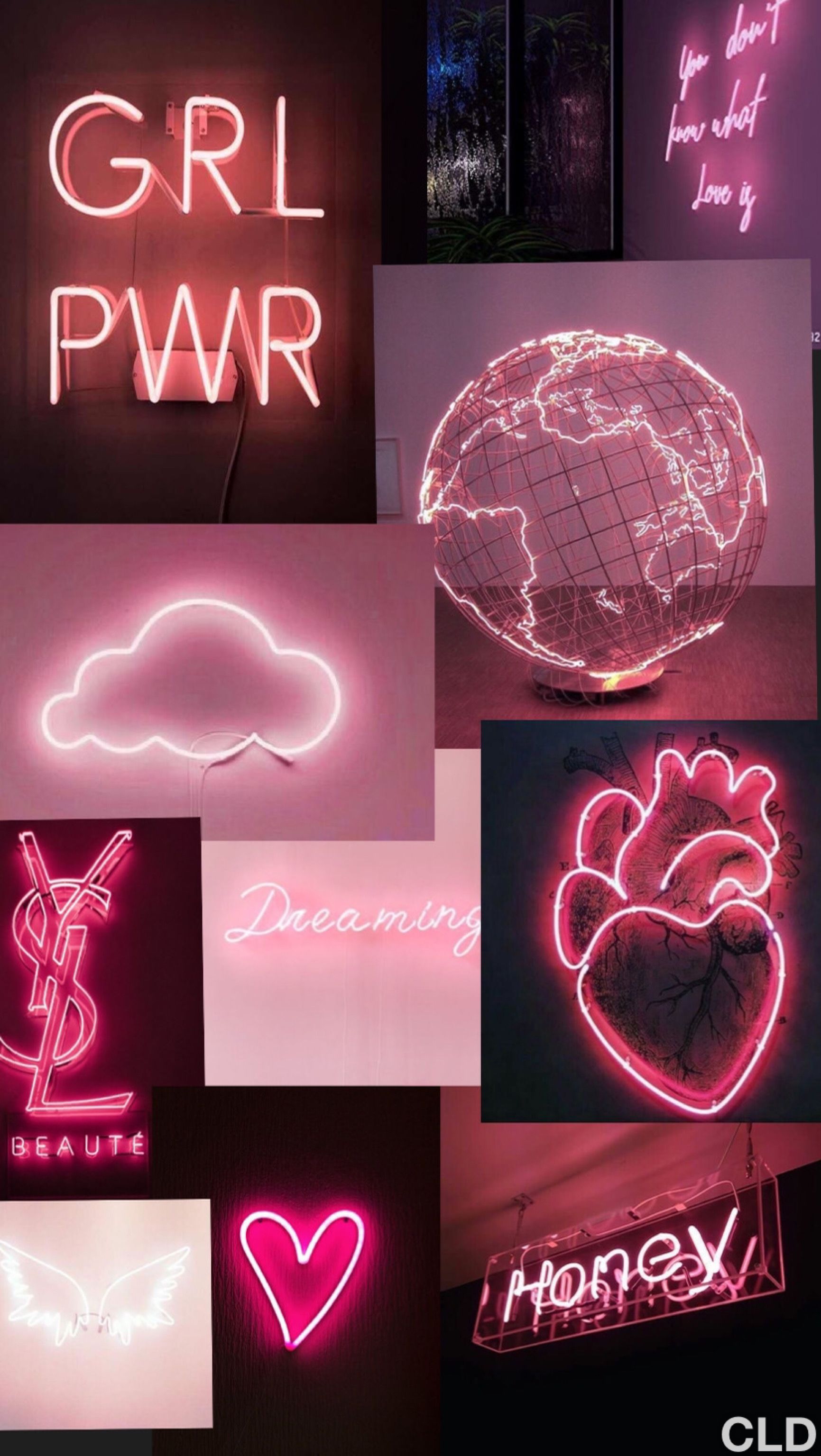 Pink Neon Aesthetic Wallpapers