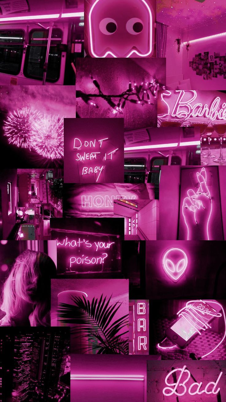 Pink Neon Aesthetic Wallpapers