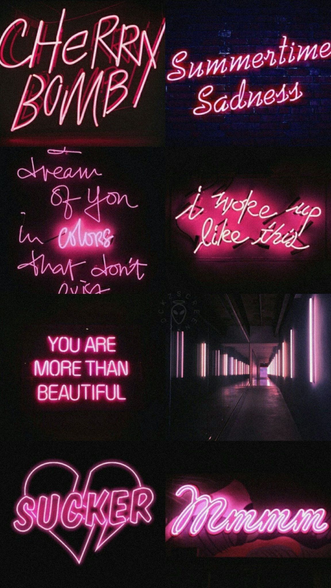 Pink Neon Aesthetic Wallpapers