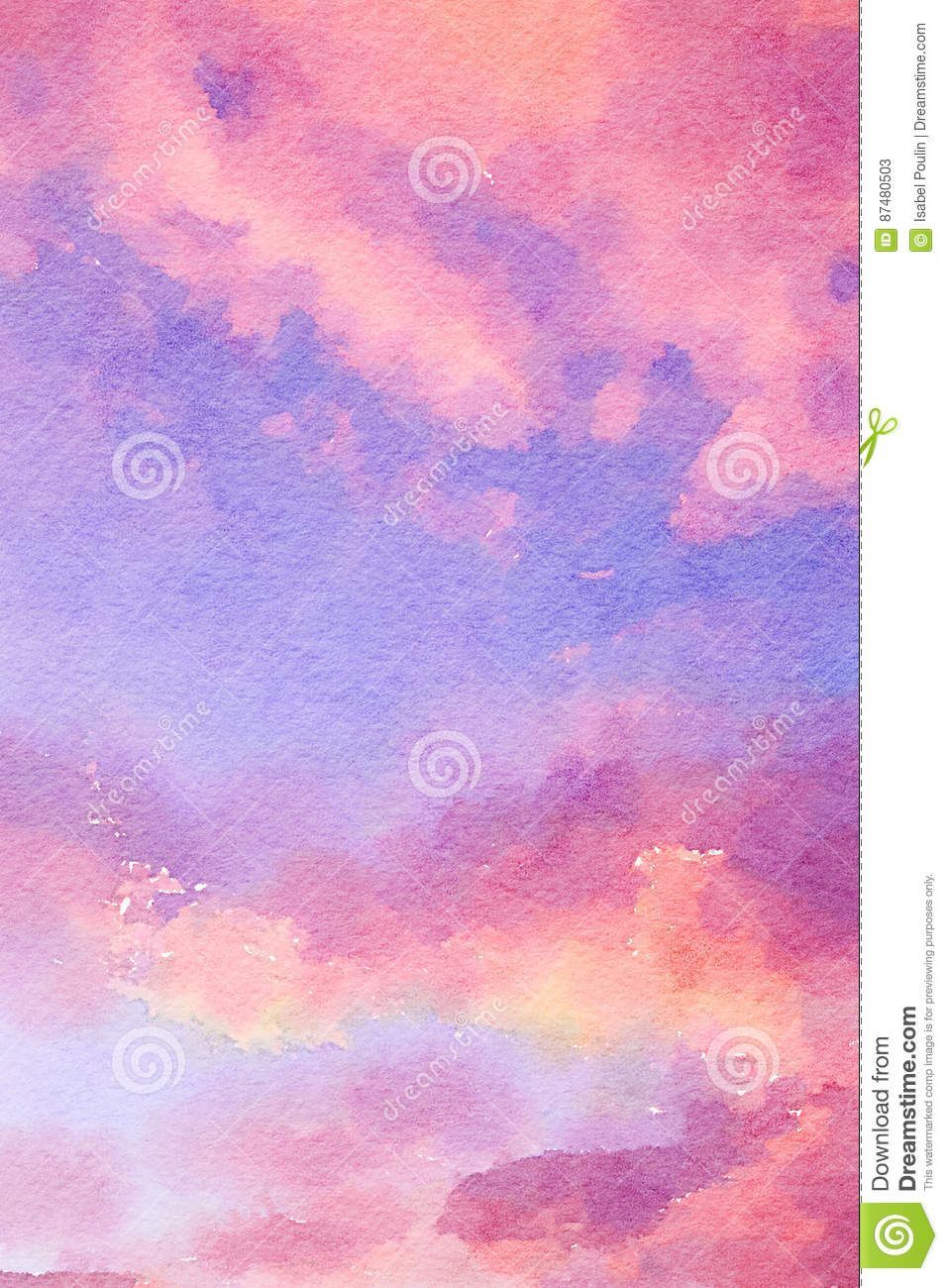 Pink Ombre Watercolor Wallpapers