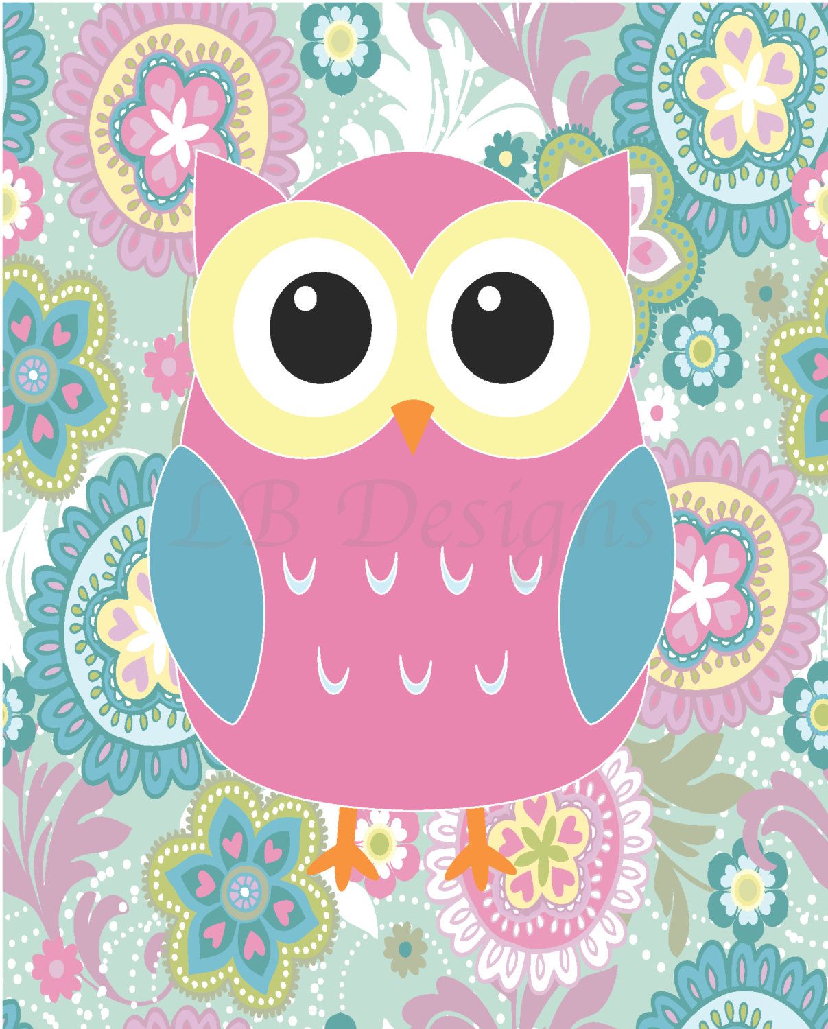 Pink Owl Wallpapers