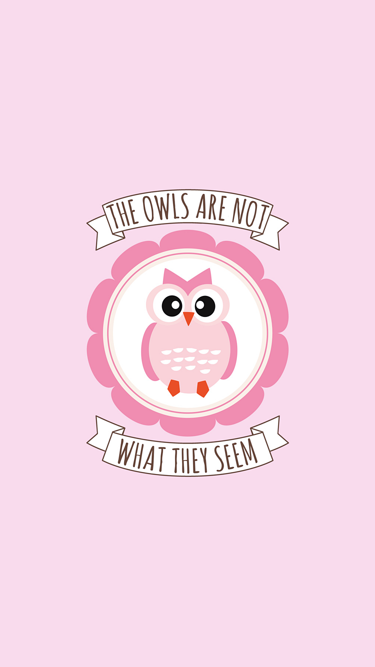 Pink Owl Wallpapers