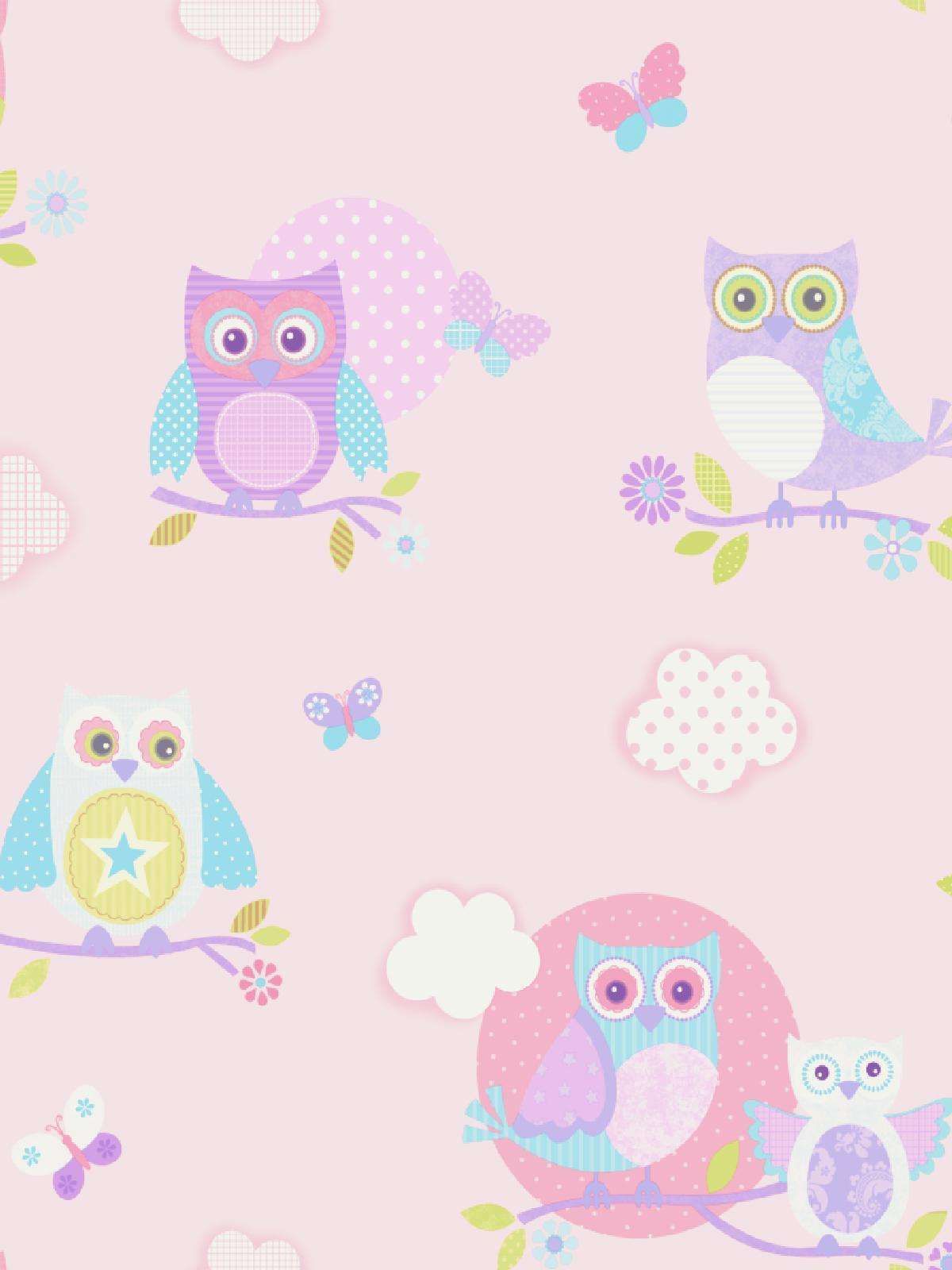 Pink Owl Wallpapers