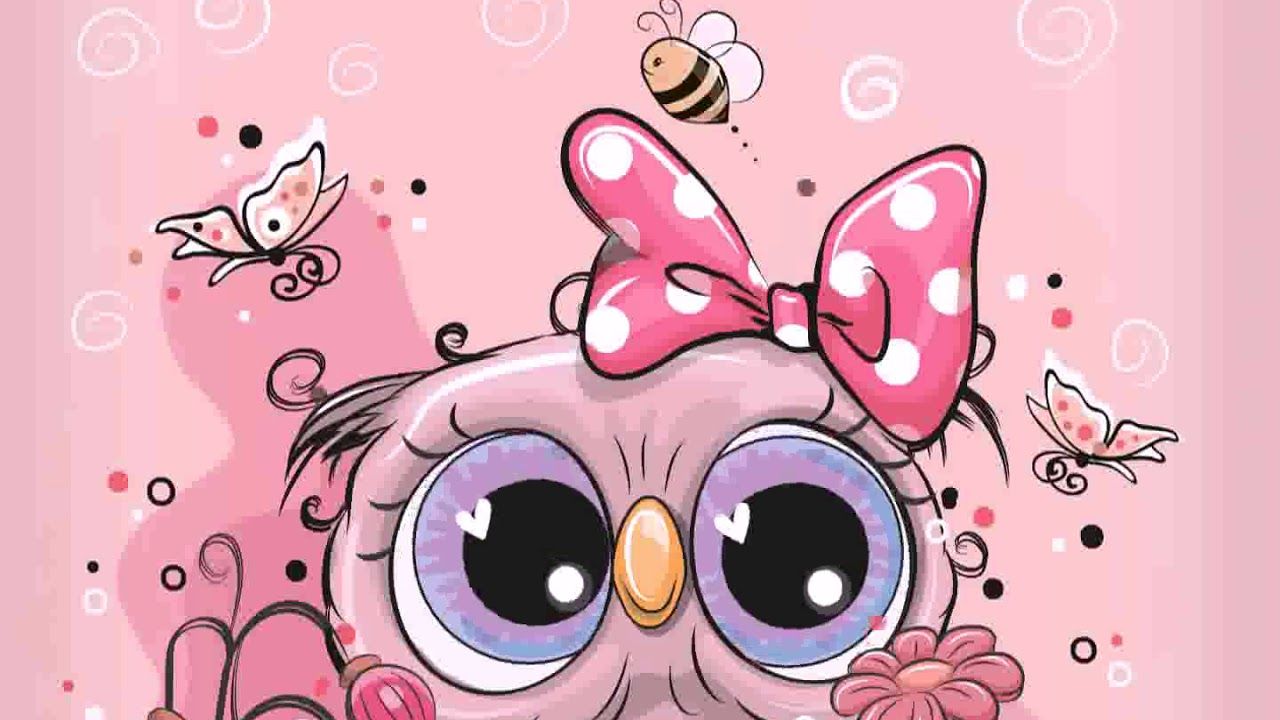 Pink Owl Wallpapers