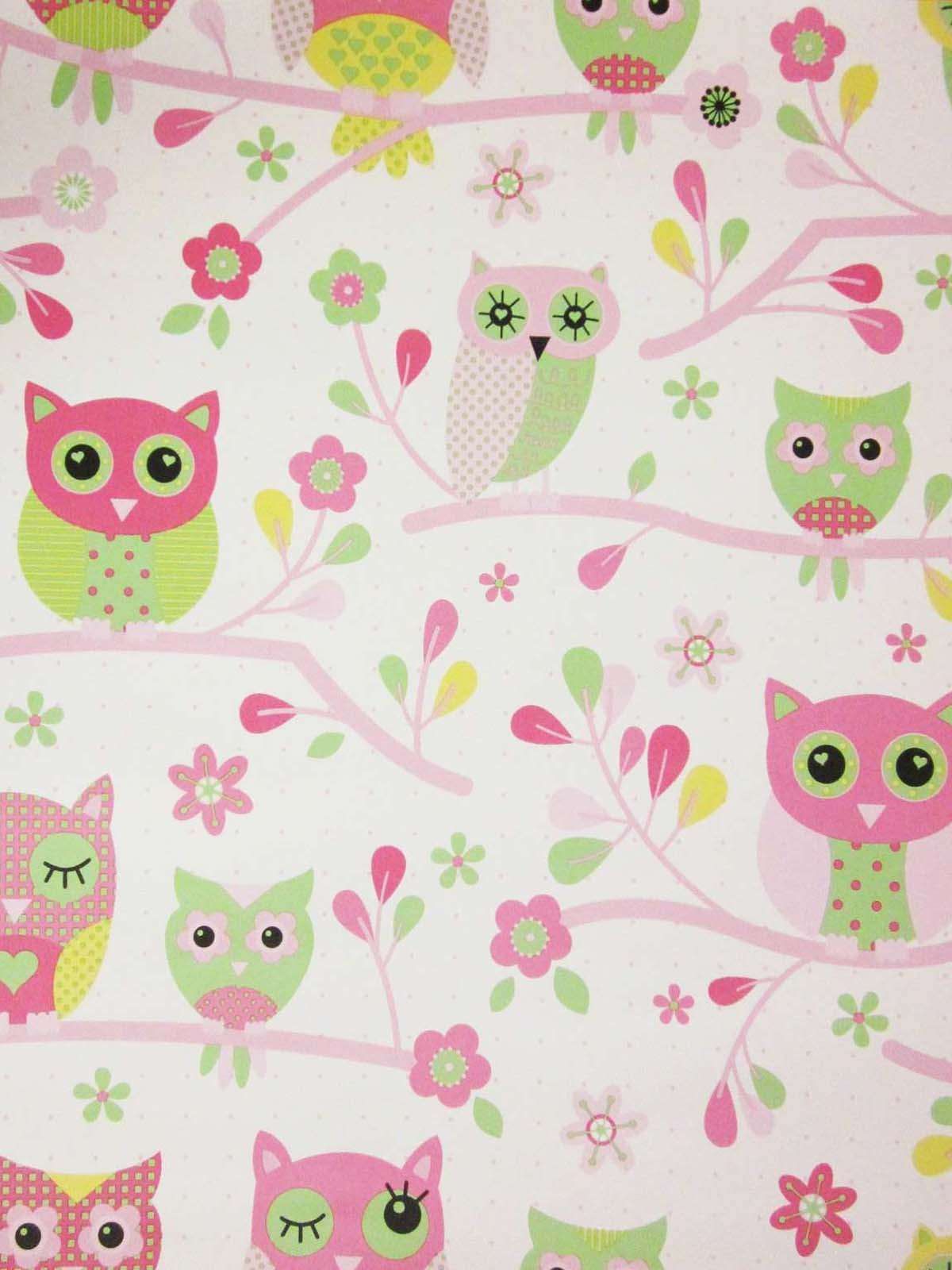 Pink Owl Wallpapers