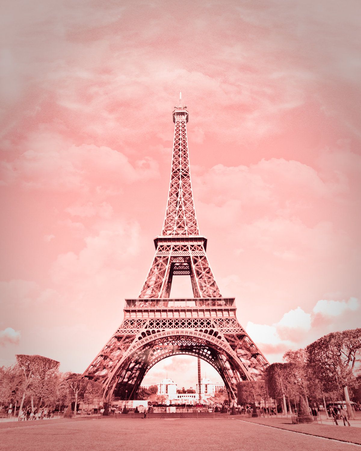 Pink Paris France Wallpapers