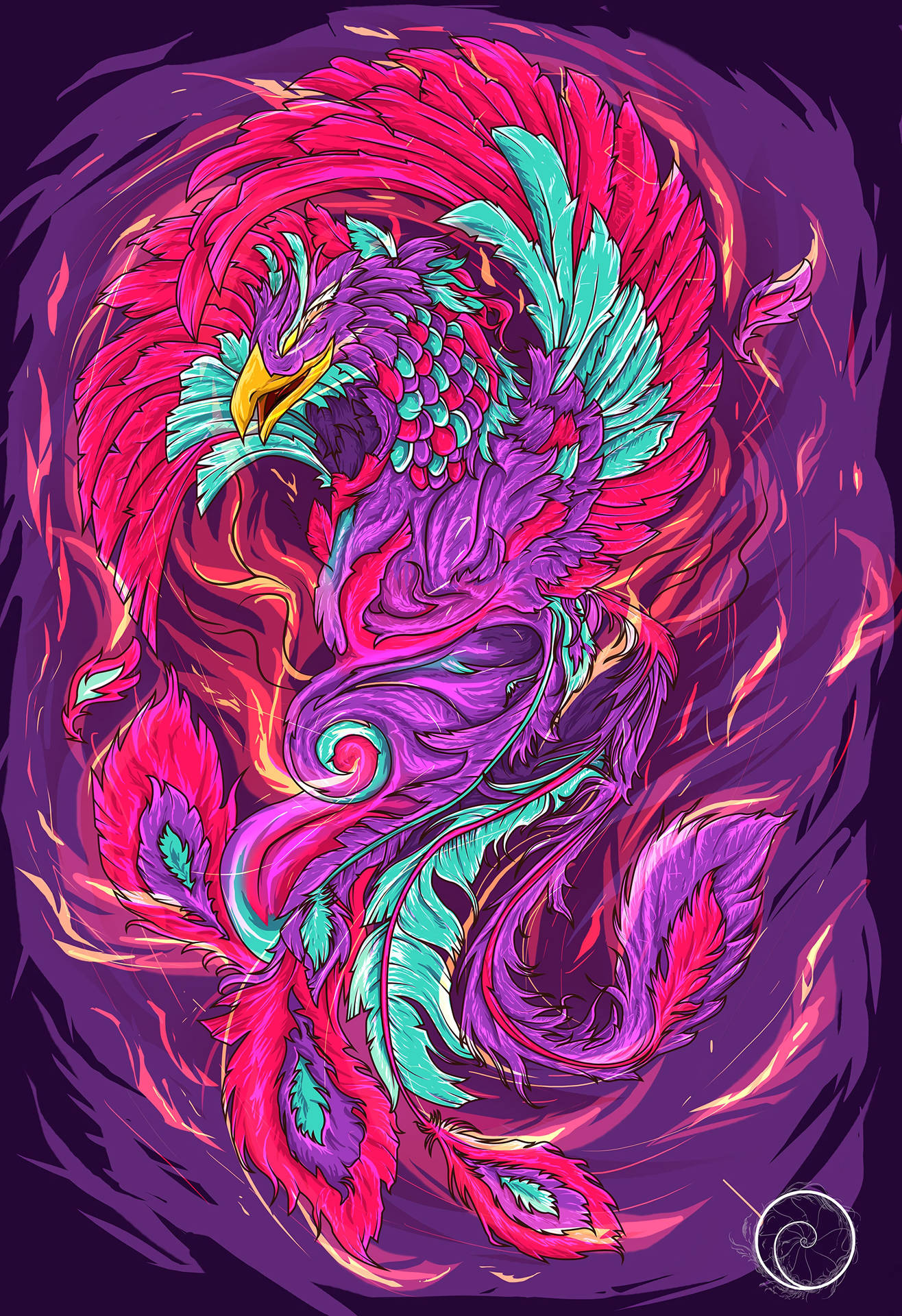 Pink Phoenix Wallpapers