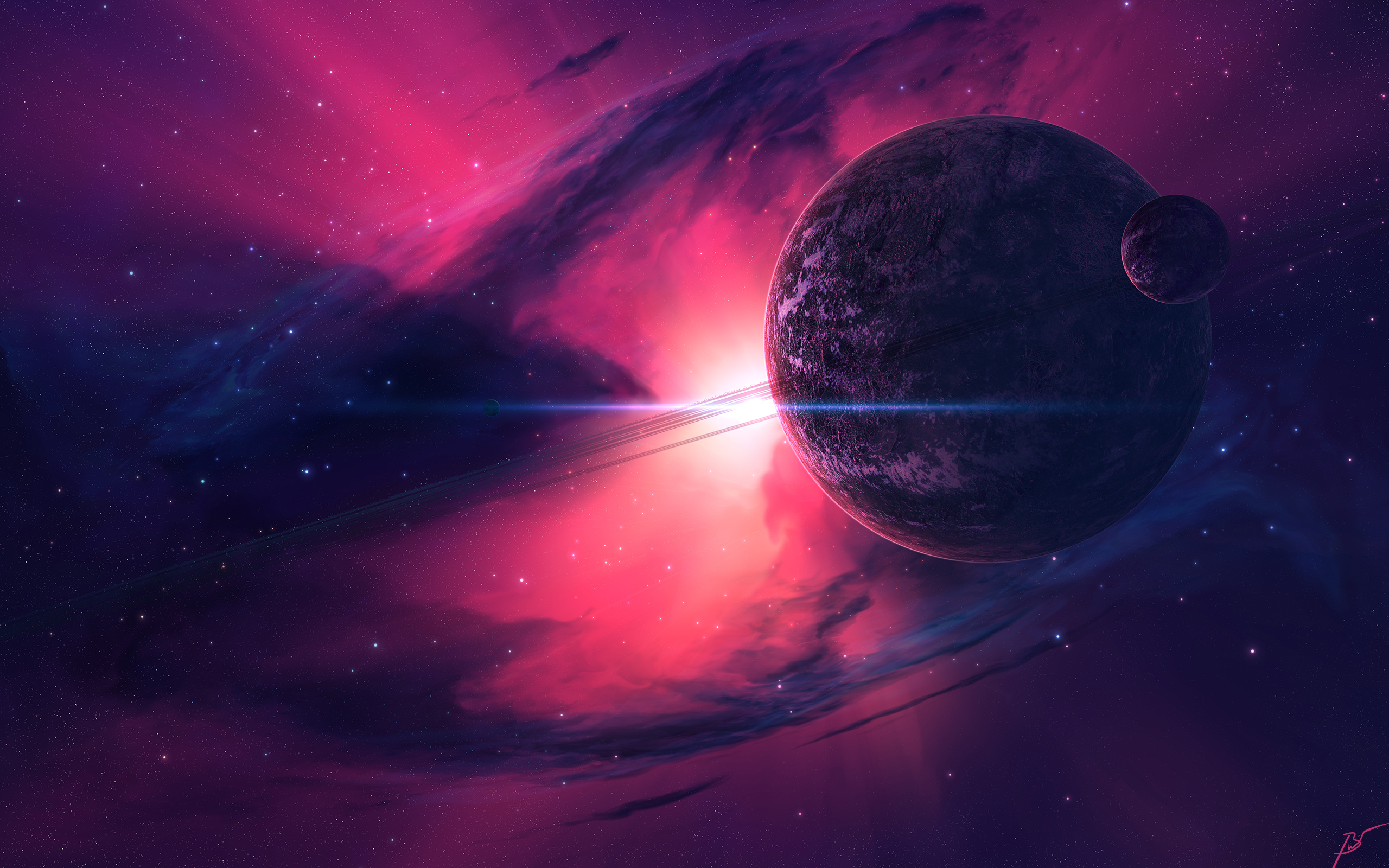 Pink Planet Wallpapers