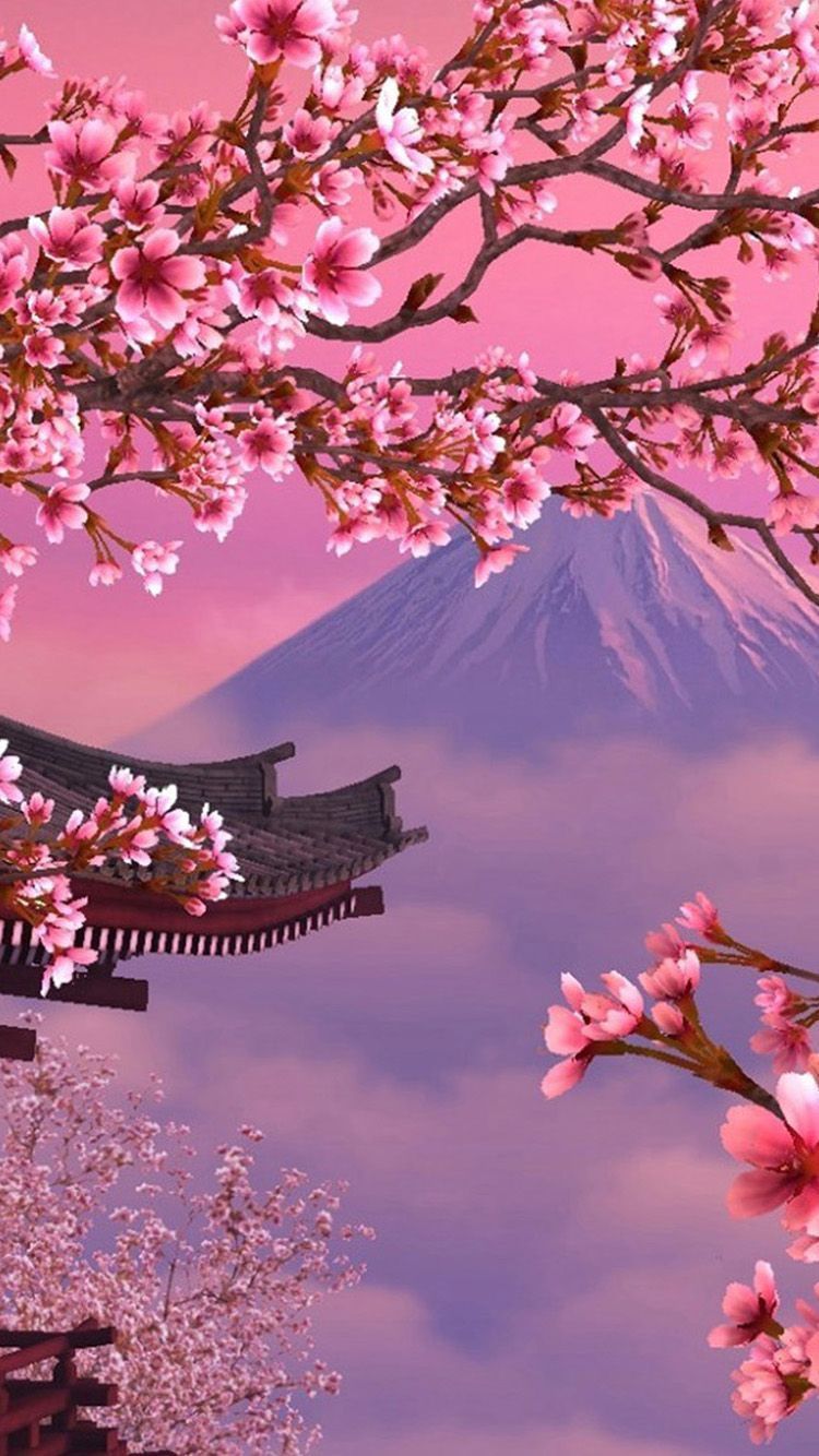 Pink Sakura Tree Anime Aesthetic Wallpapers