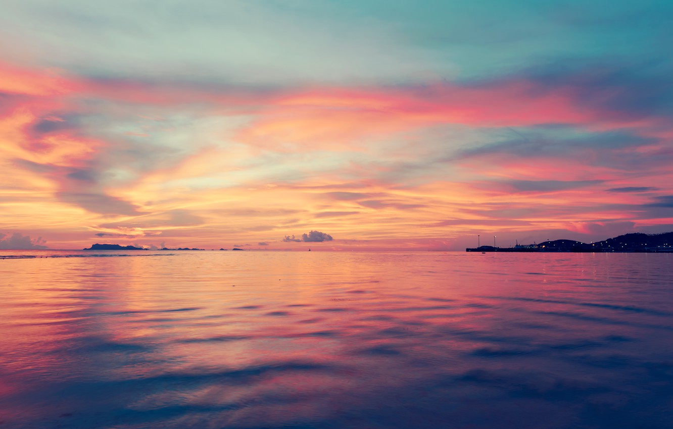 Pink Sky Sunset Wallpapers