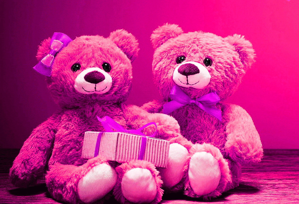 Pink Teddy Bear Wallpapers