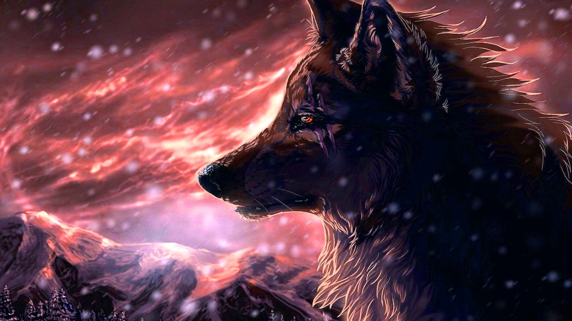 Pink Wolf Wallpapers