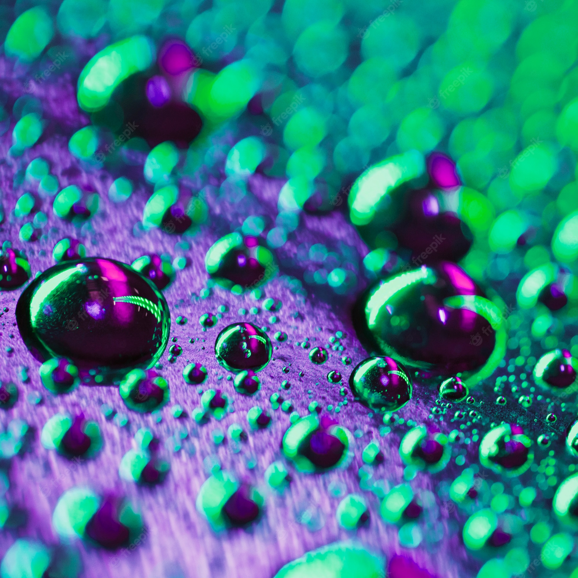 Purple And Green Abstract Background
