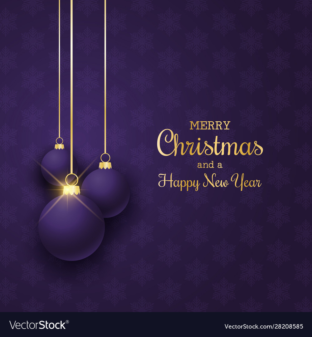 Purple Christmas Background