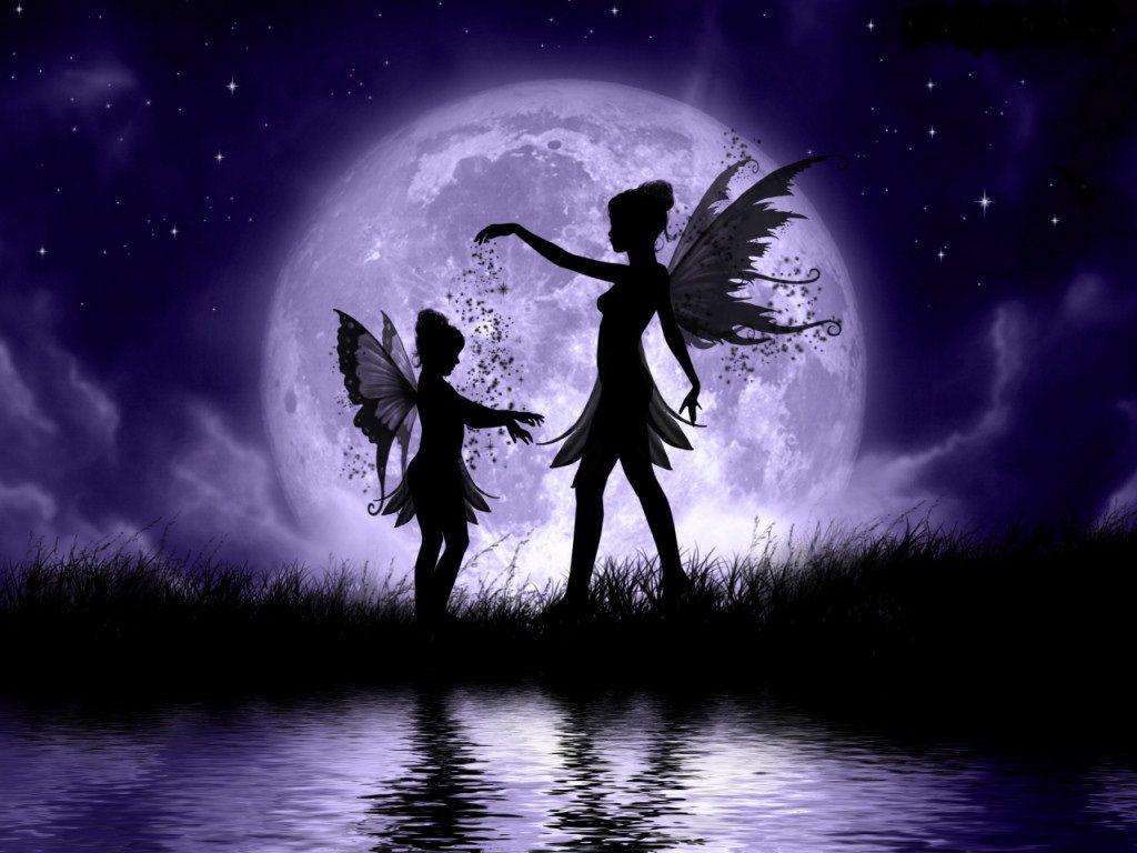 Purple Fairy Background