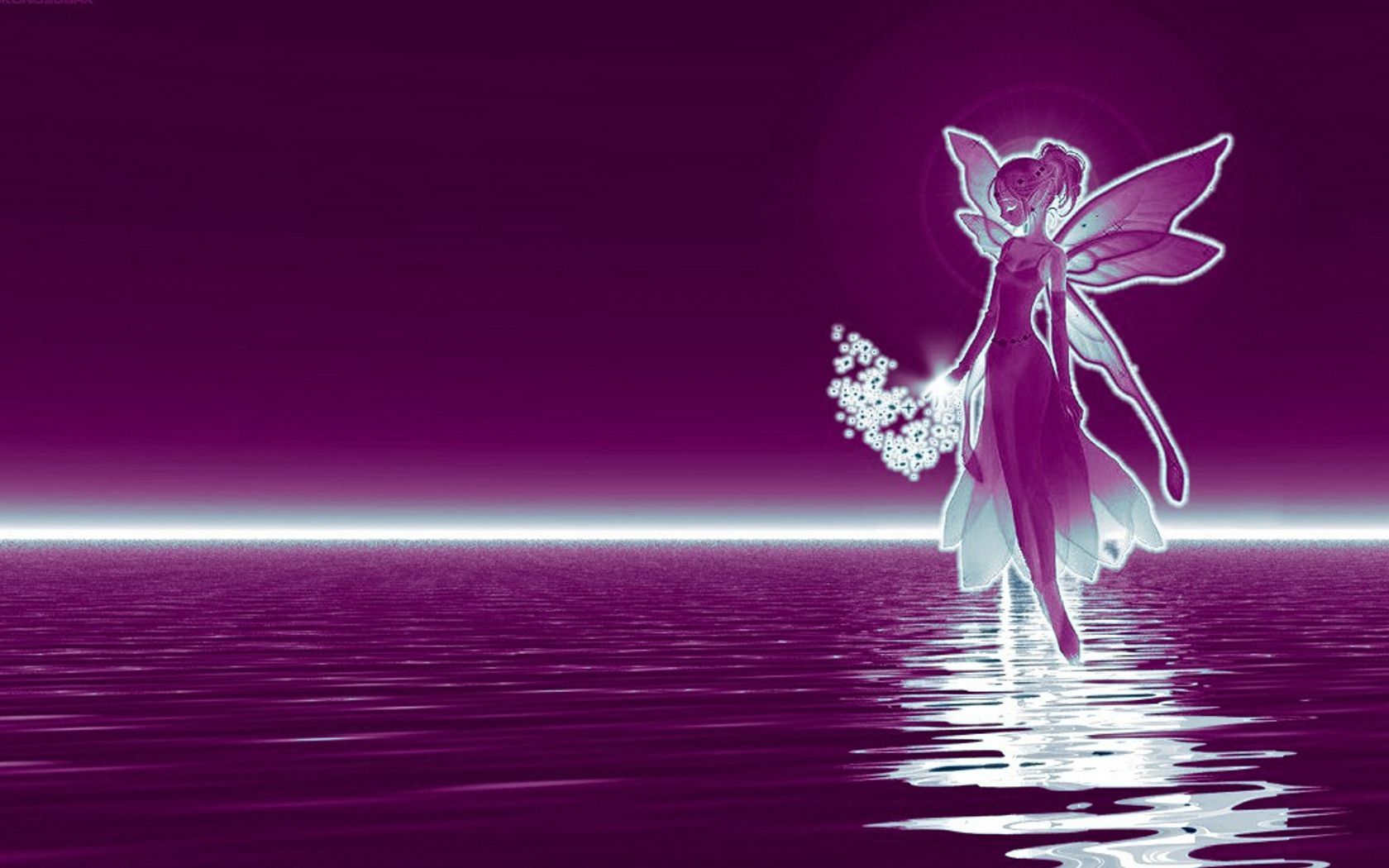 Purple Fairy Background