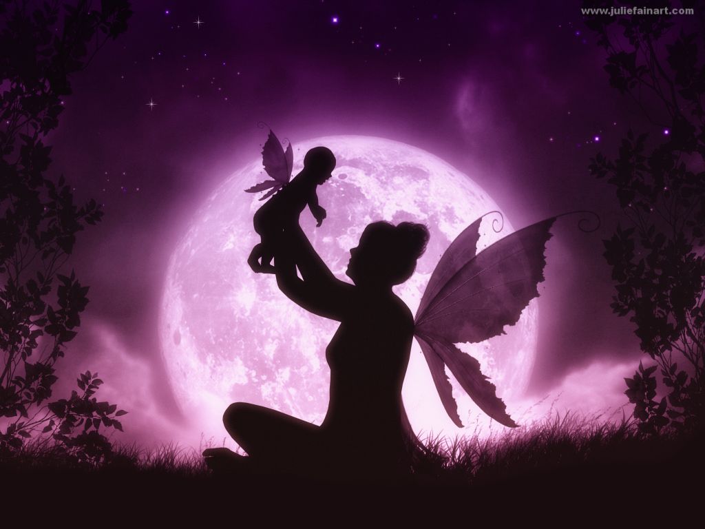 Purple Fairy Background