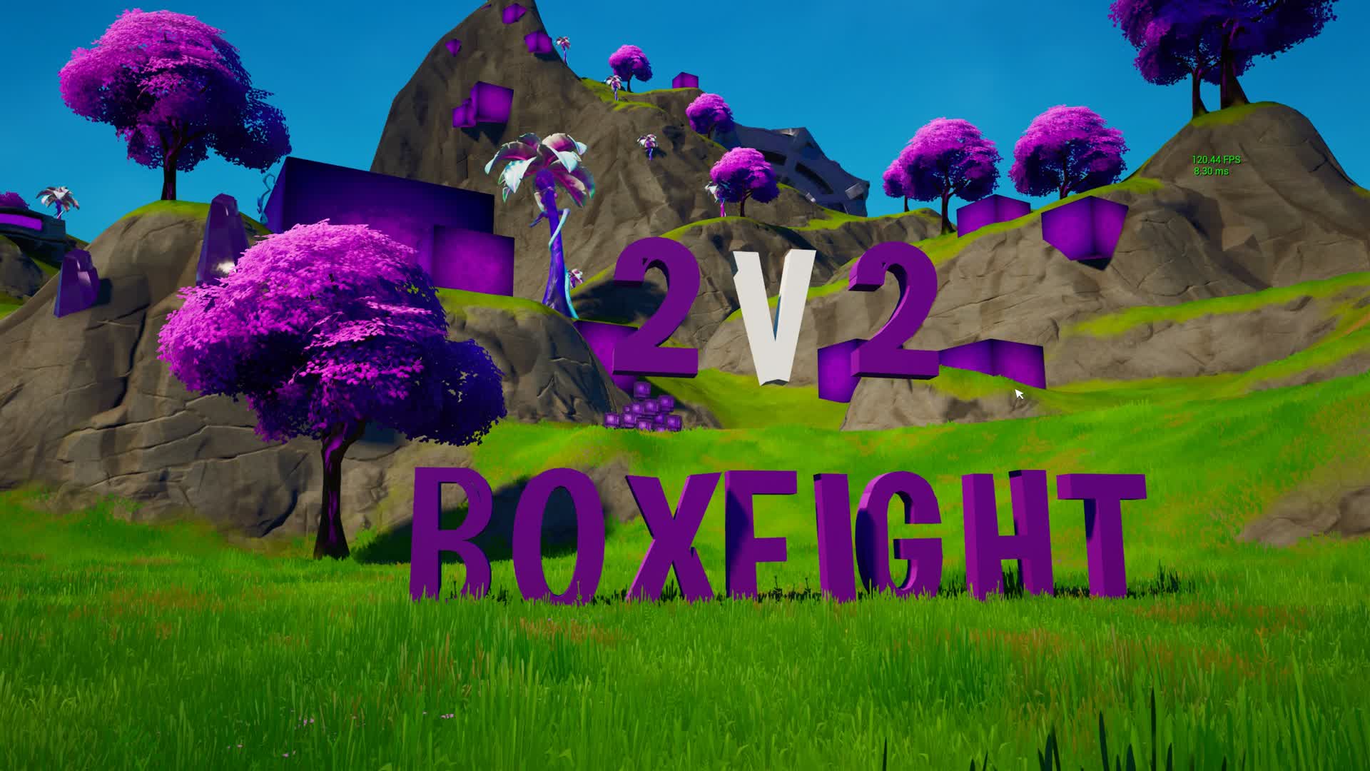 Purple Fortnite Background