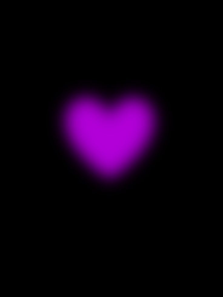 Purple Heart Black Background