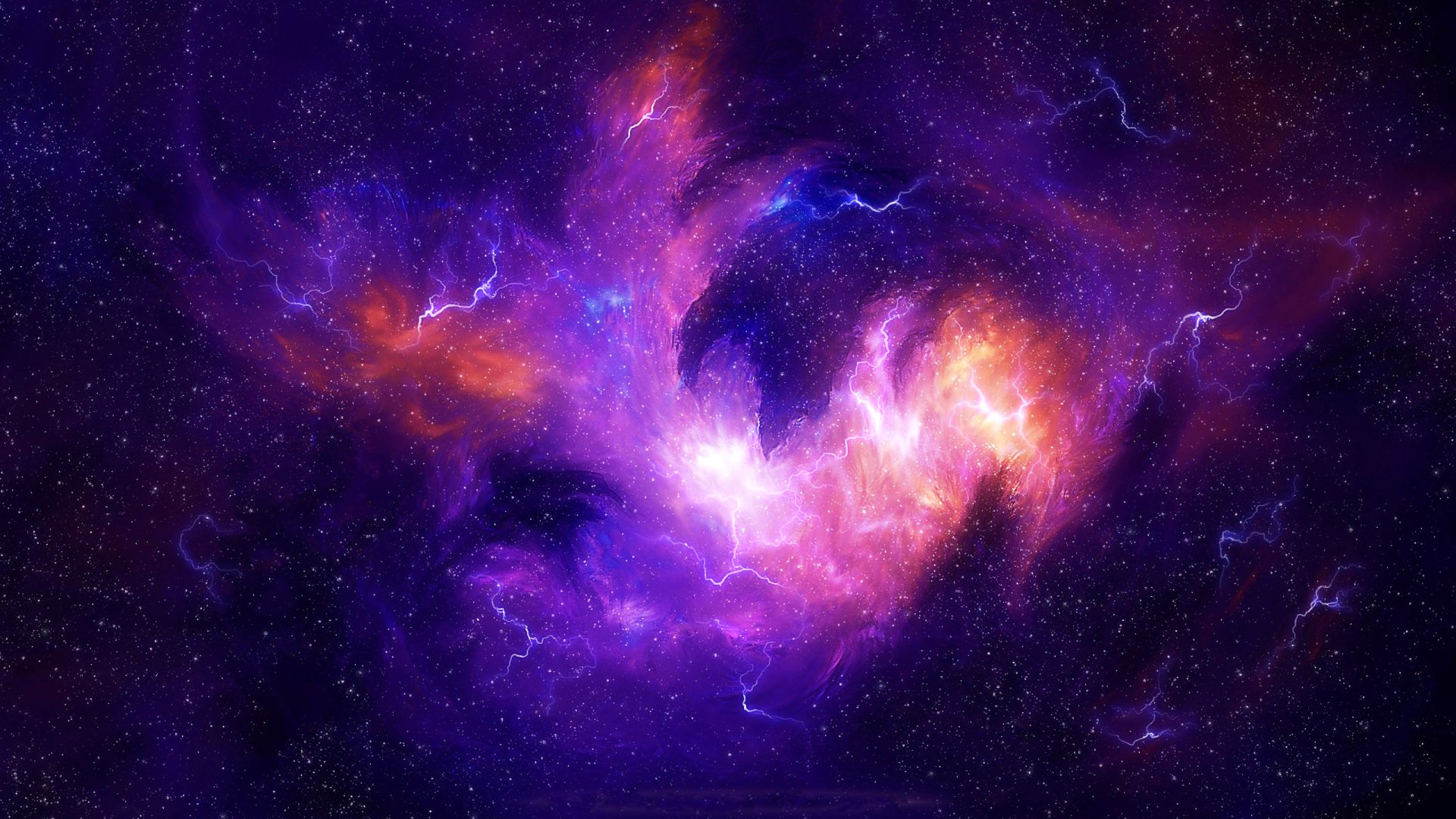 Purple Space Background