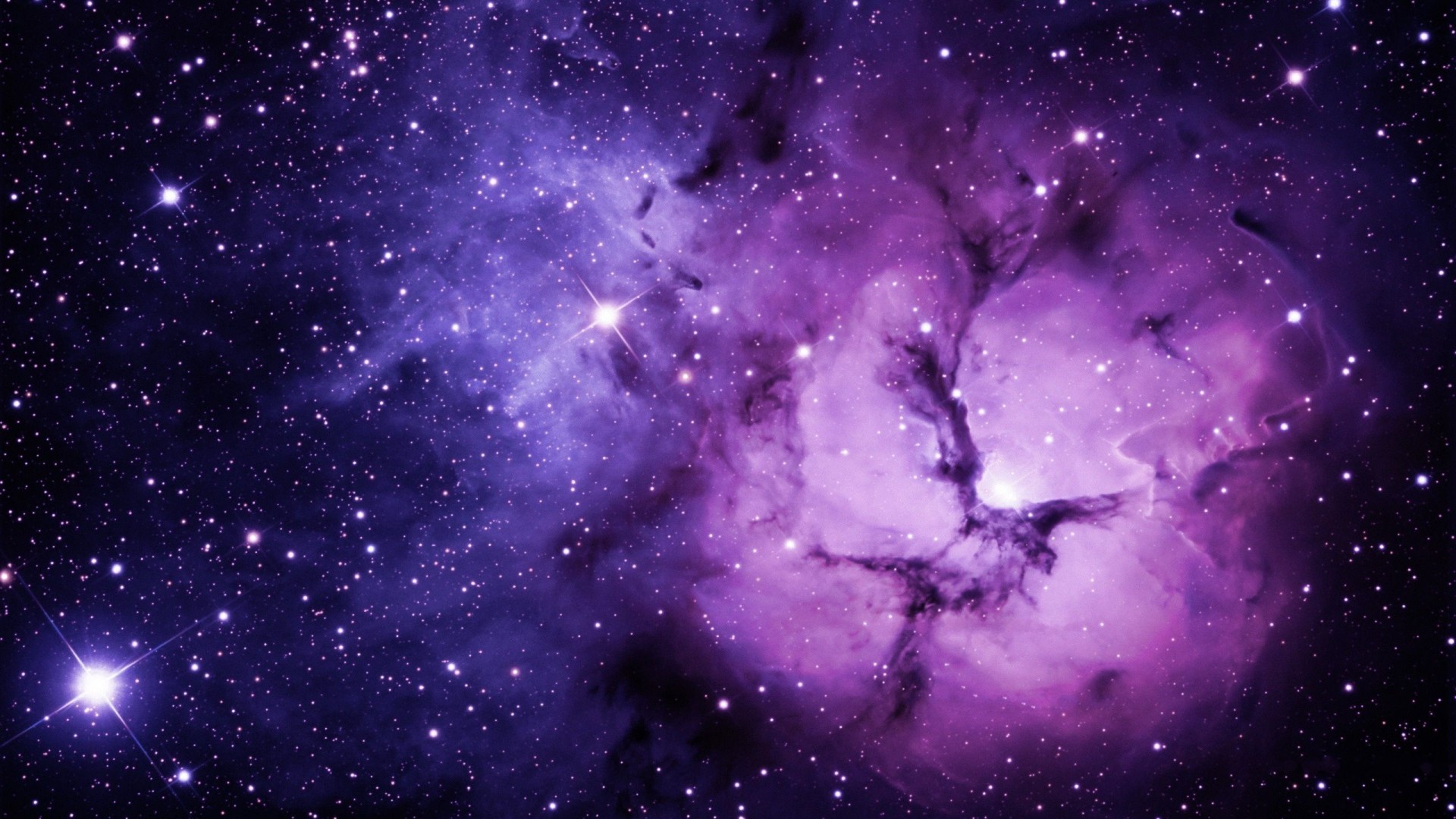 Purple Space Background