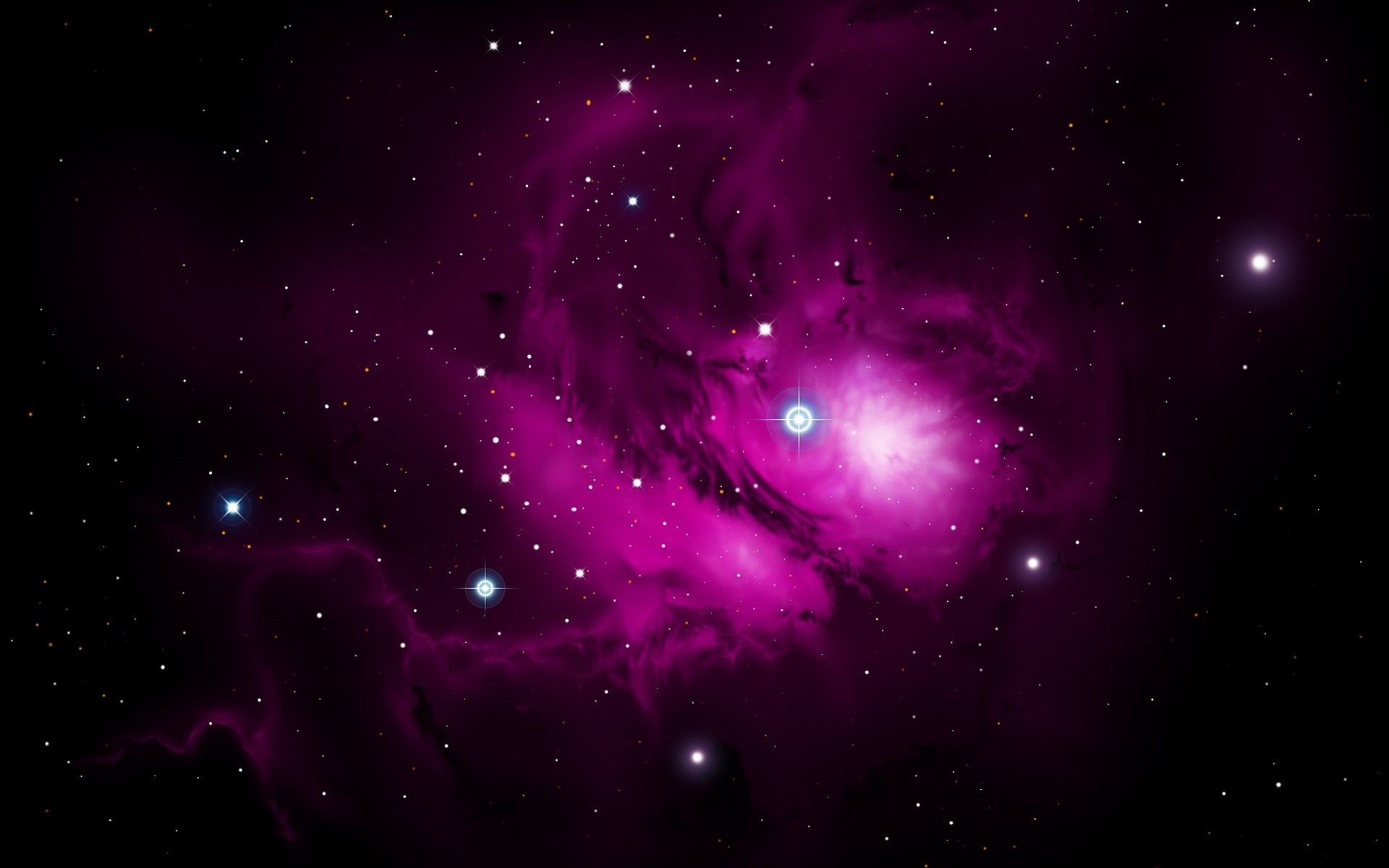 Purple Space Background