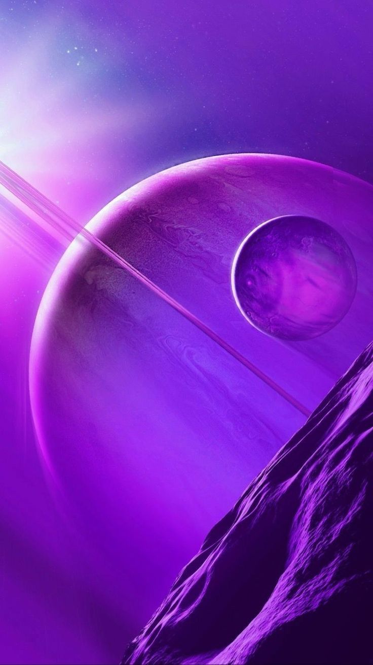 Purple Space Background