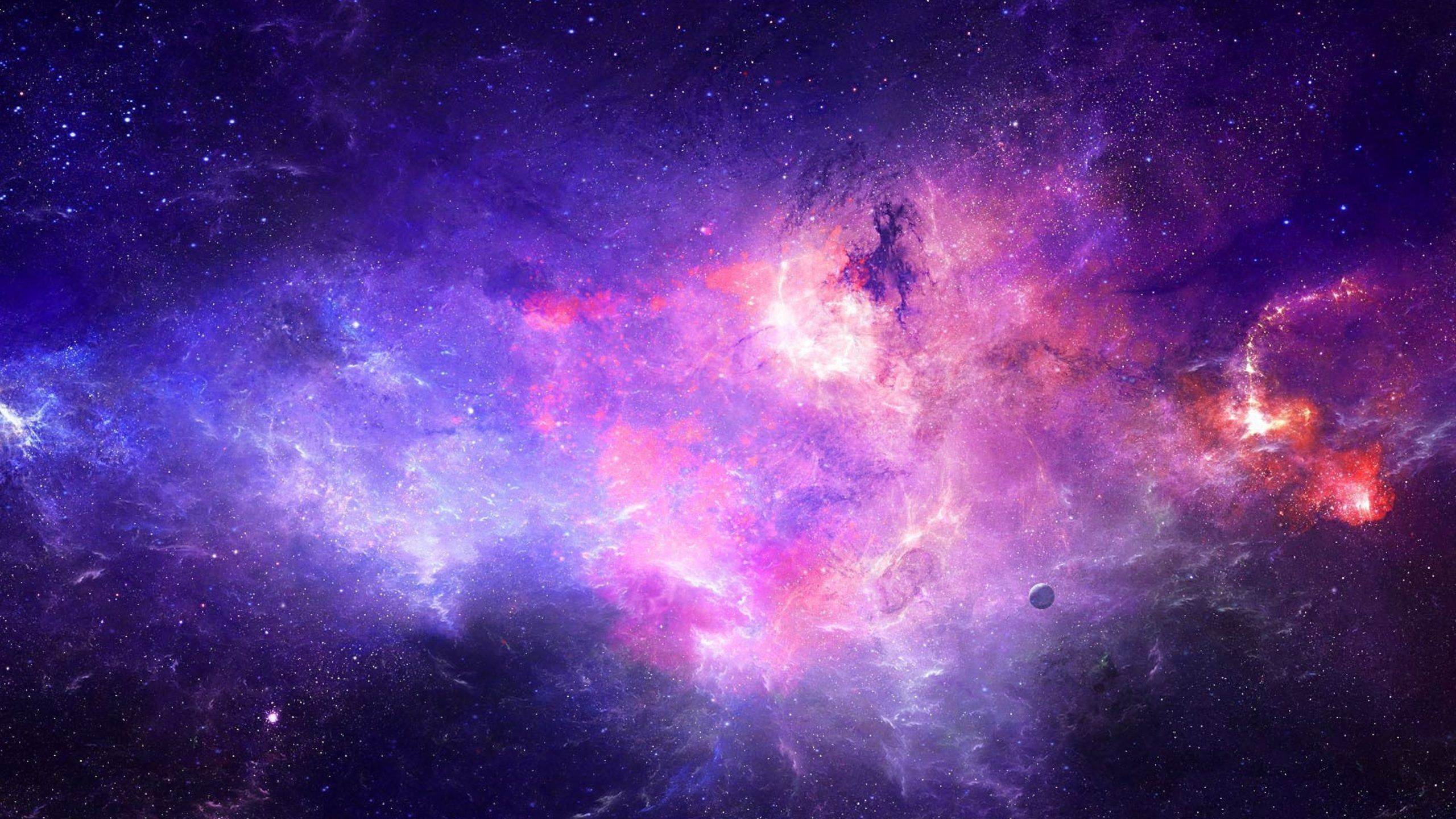 Purple Space Background