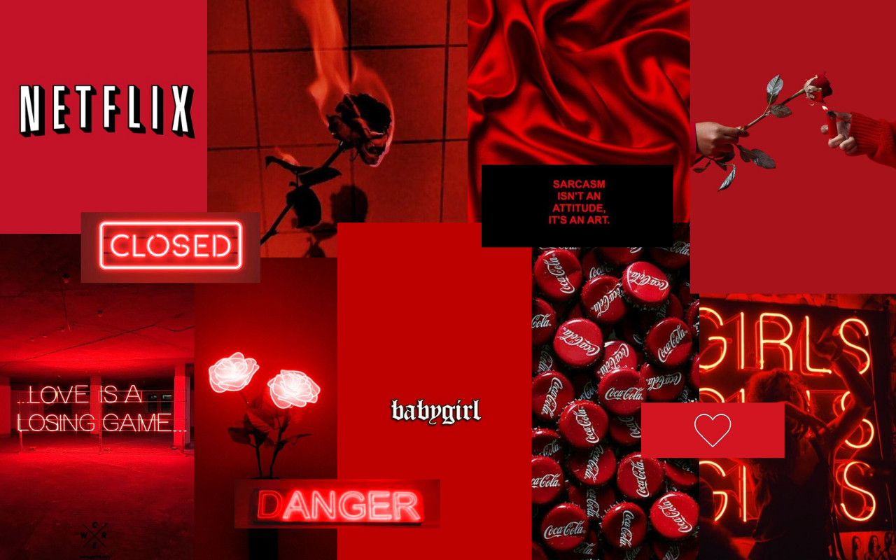 Red Aesthetic Laptop Wallpapers