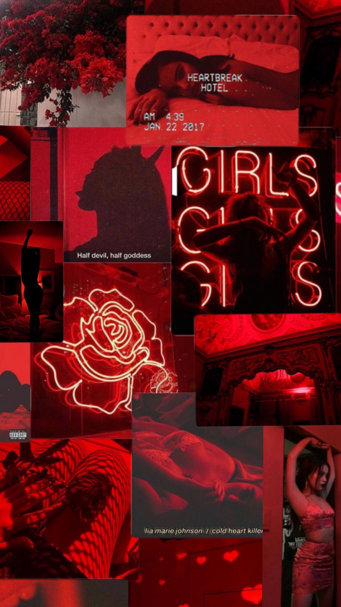 Red Aesthetic Tumblr Girl Wallpapers