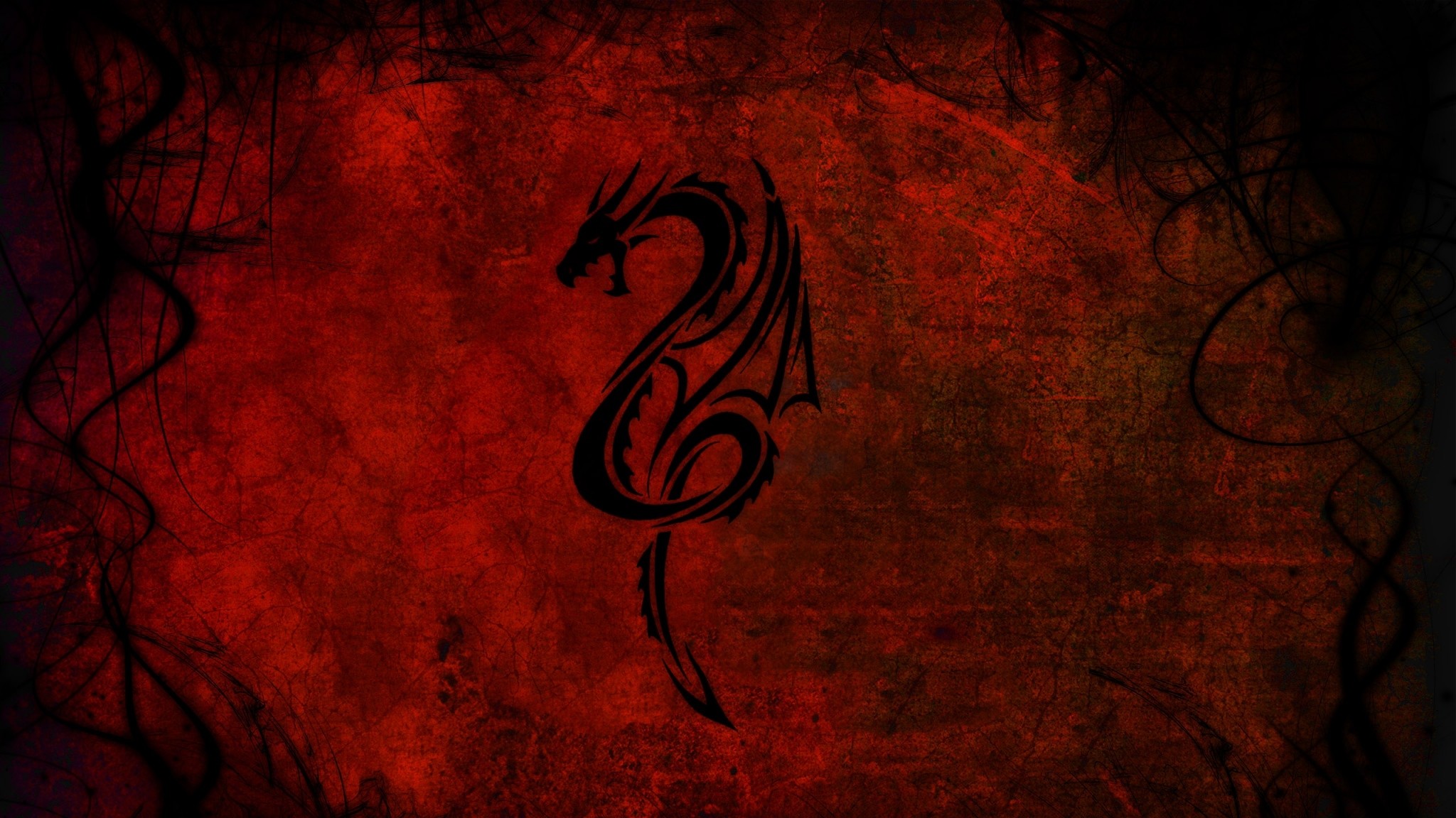 Red And Black Dragon Wallpapers