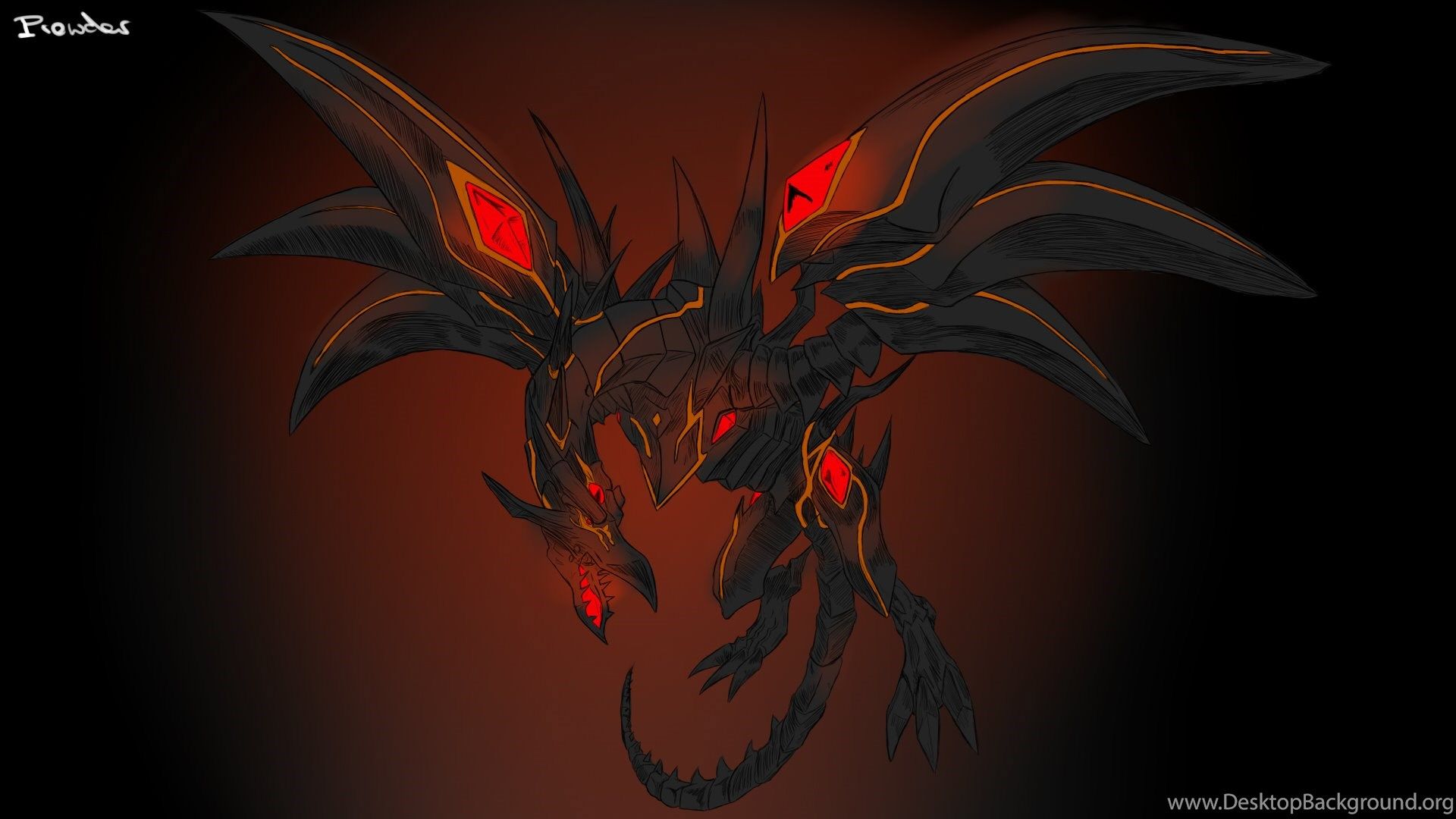 Red And Black Dragon Wallpapers