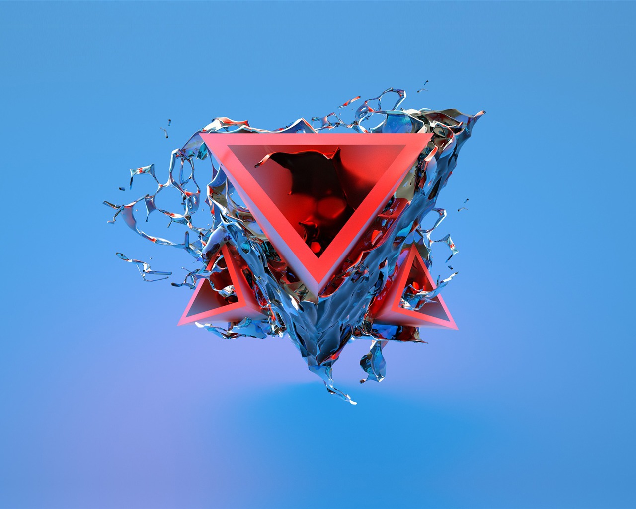 Red And Blue 3D Wallpapers