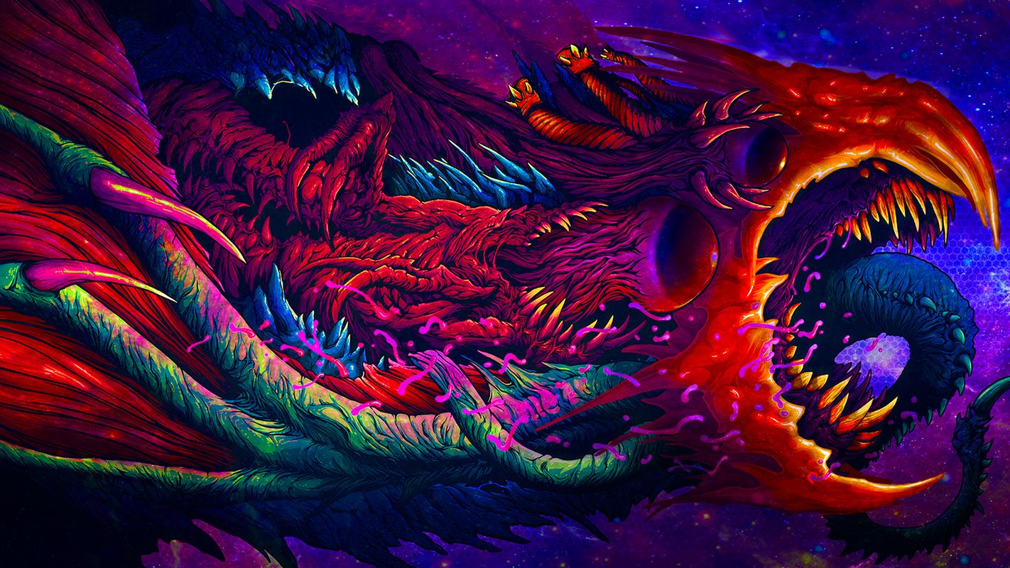 Red And Blue Dragon Wallpapers