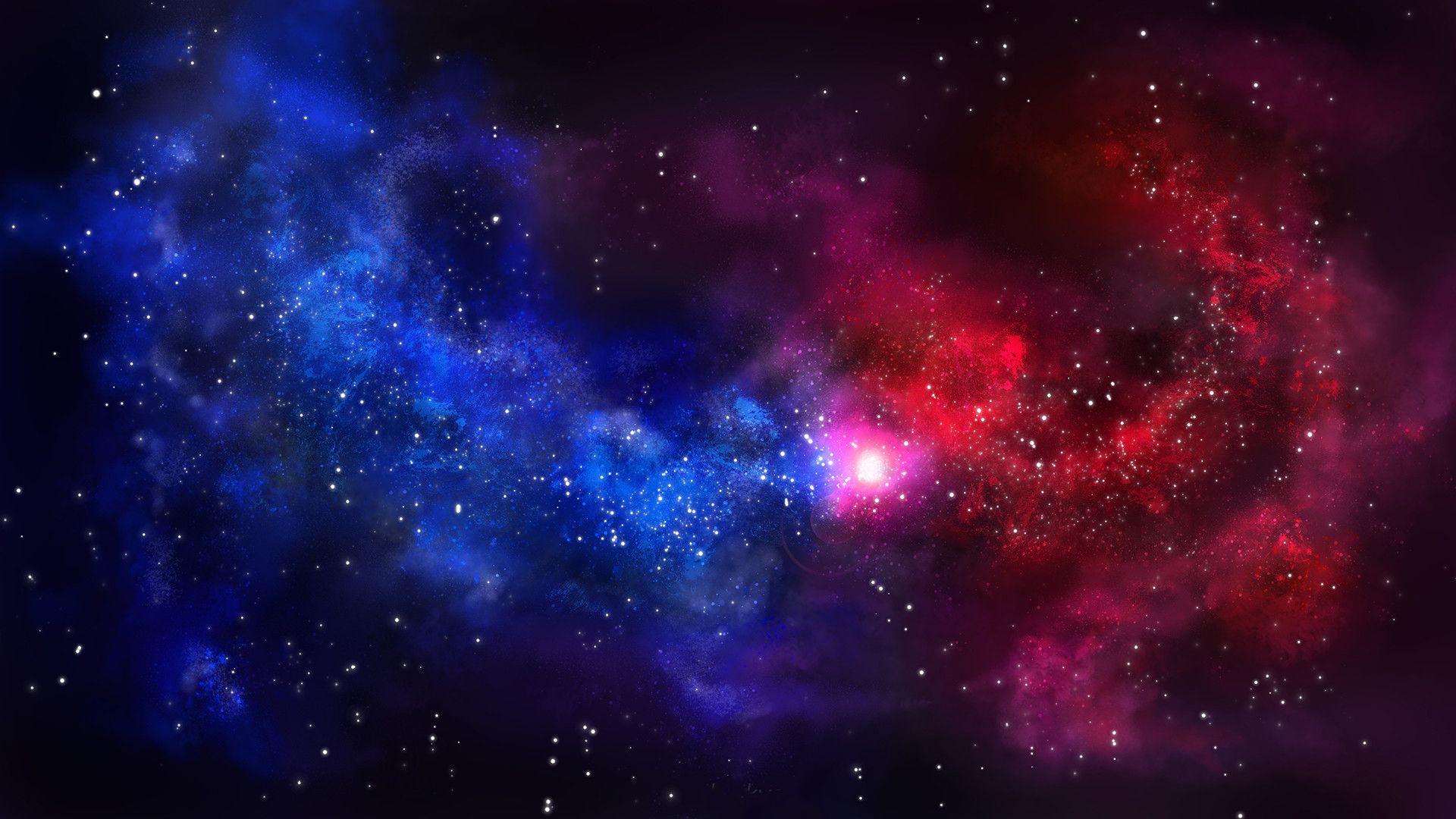 Red And Blue Galaxy Wallpapers