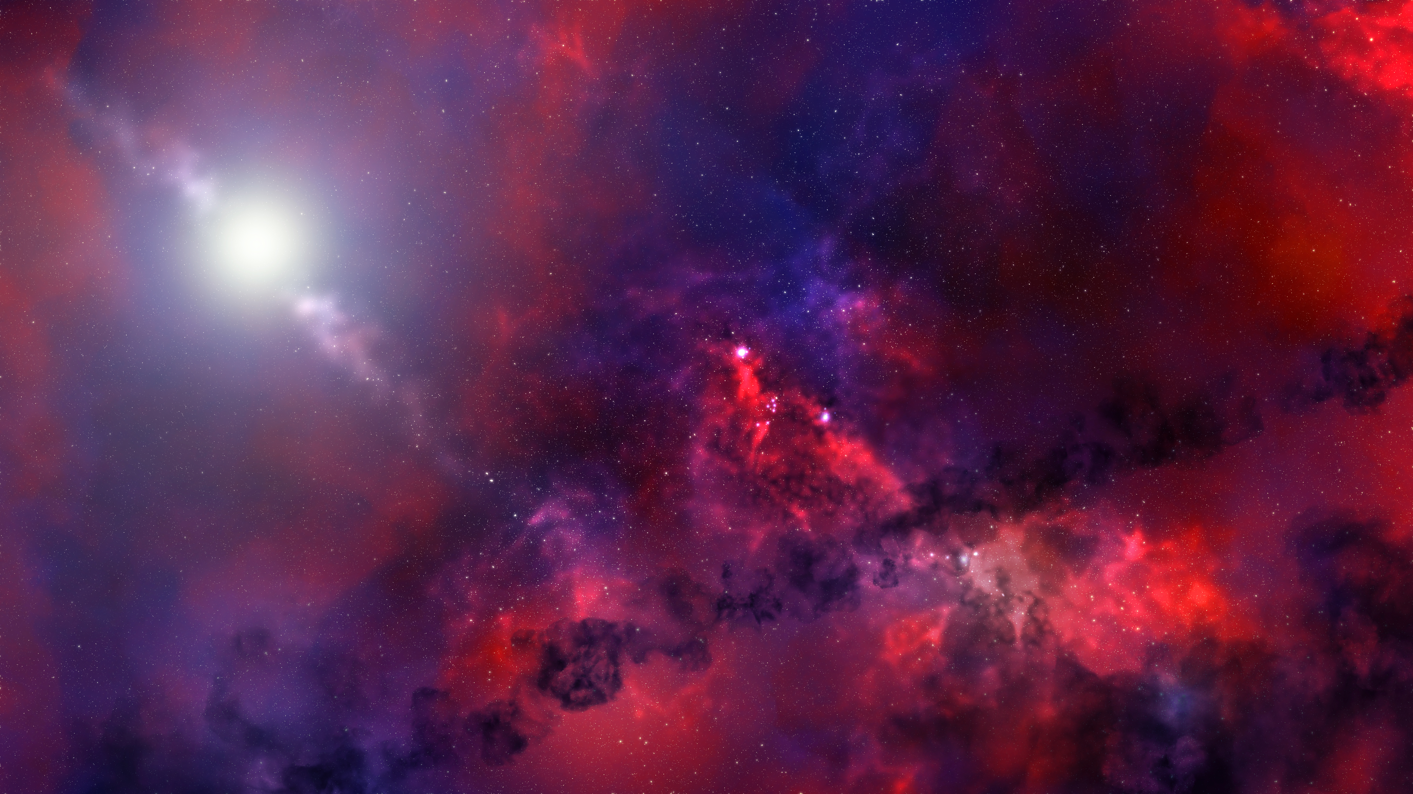 Red And Blue Galaxy Wallpapers