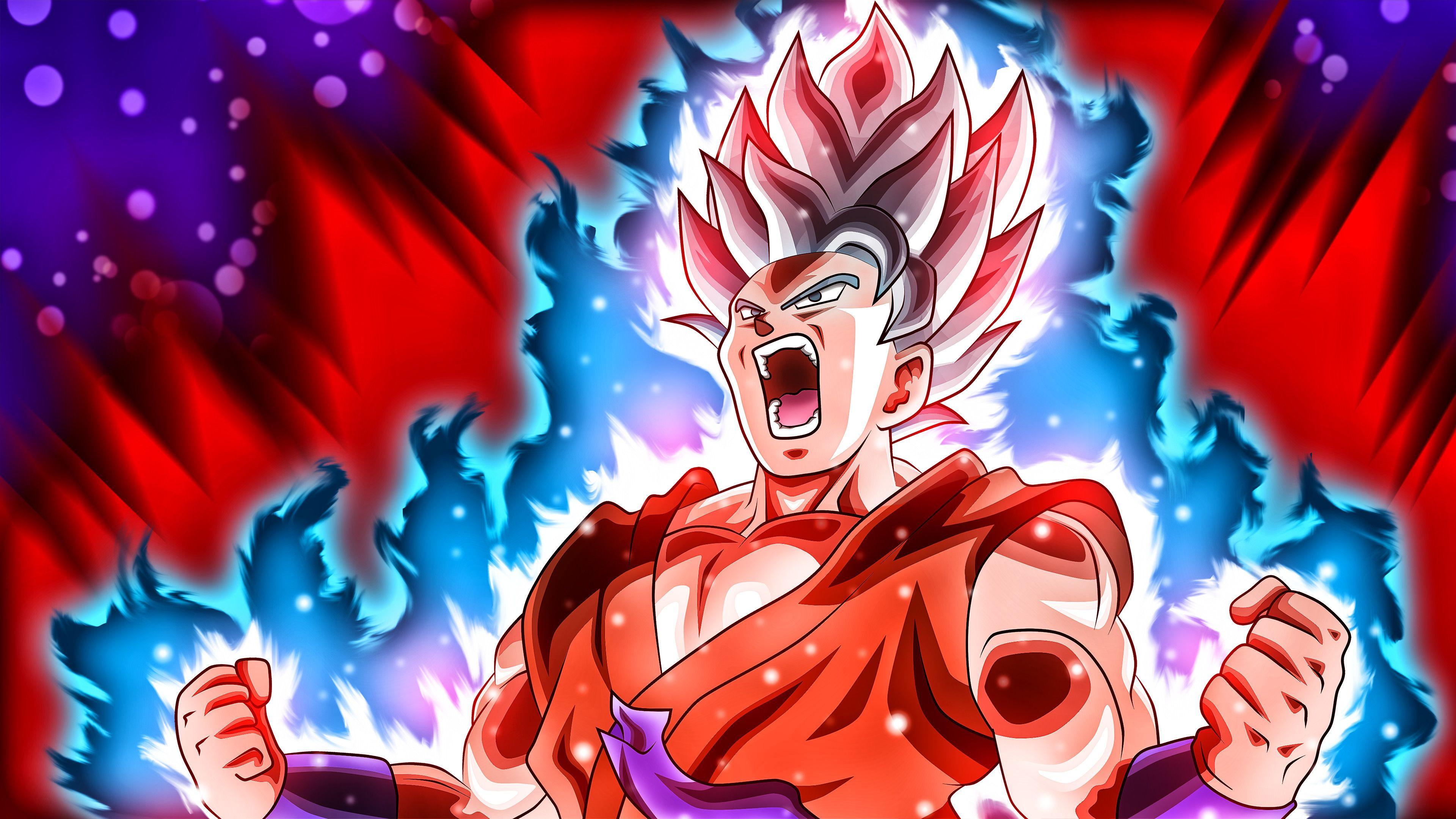 Red And Blue Goku Wallpapers