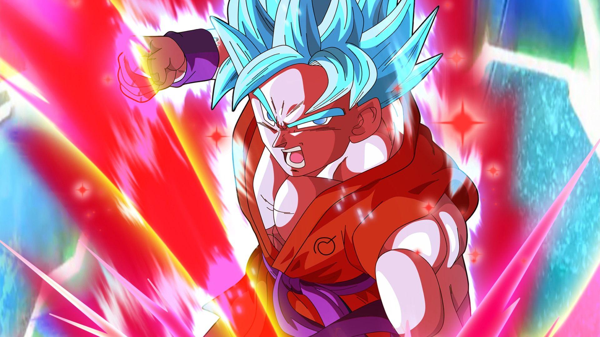 Red And Blue Goku Wallpapers