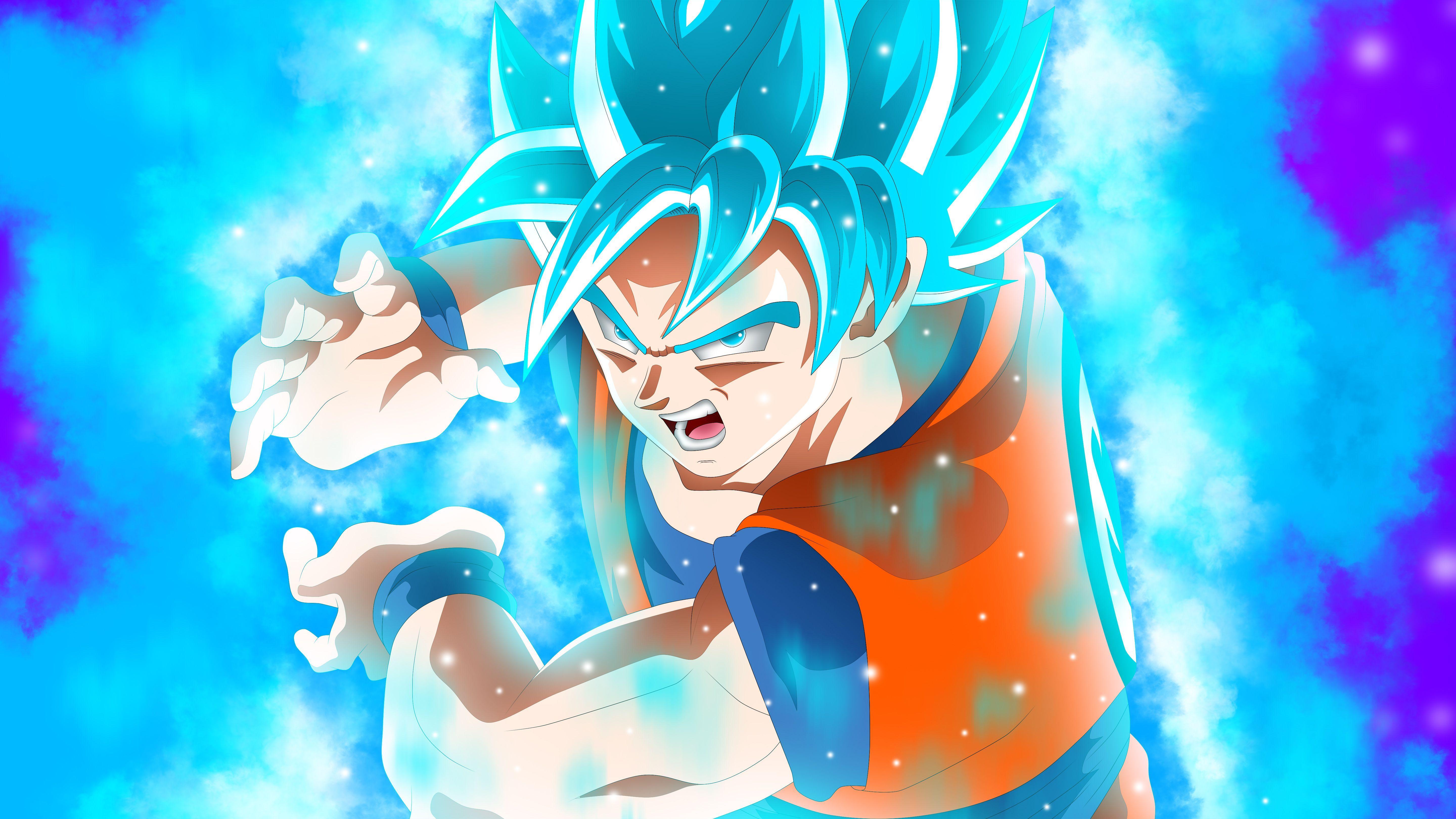 Red And Blue Goku Wallpapers