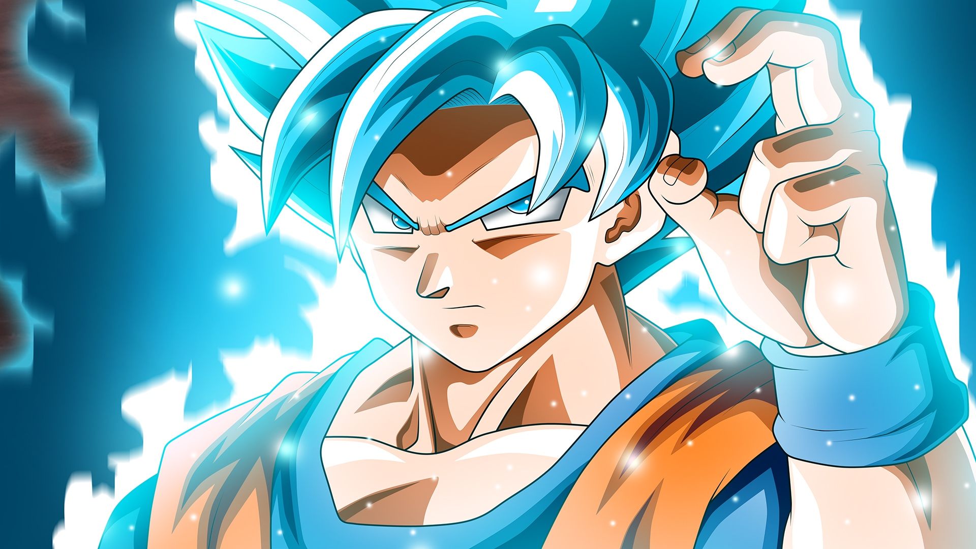 Red And Blue Goku Wallpapers