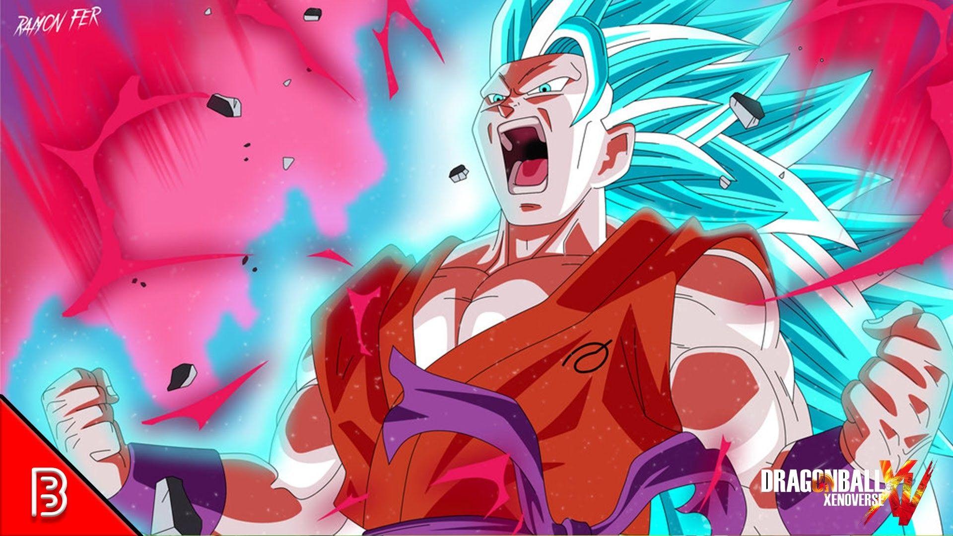 Red And Blue Goku Wallpapers