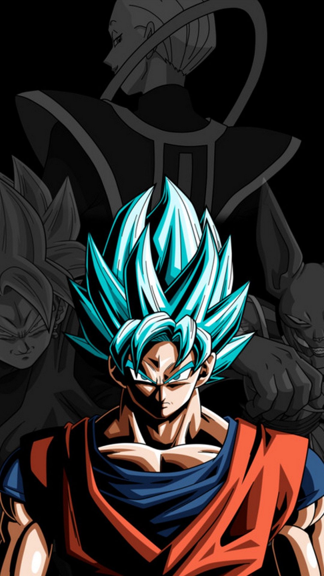 Red And Blue Goku Wallpapers