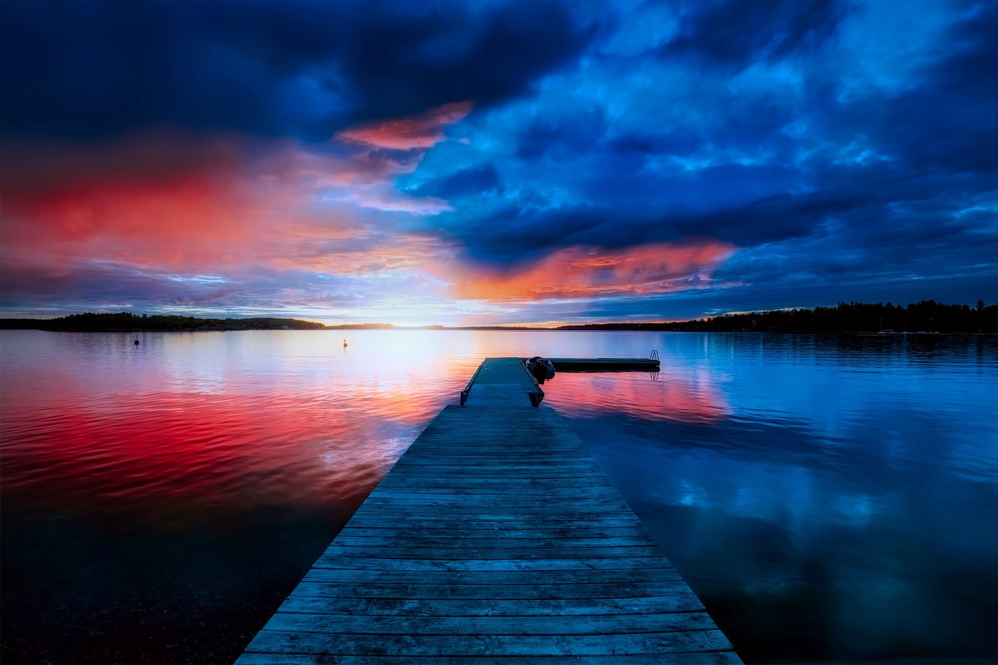 Red And Blue Sky Wallpapers