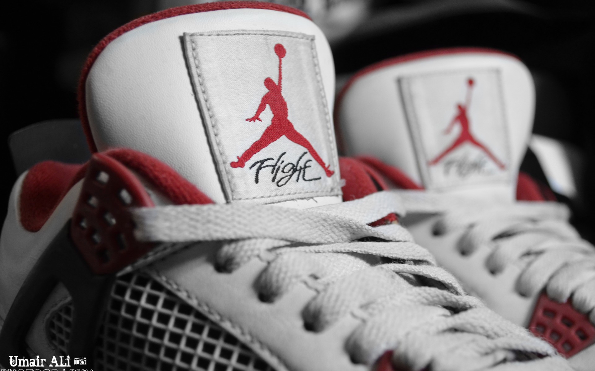 Red And White Jordan Shoes Wallpapers