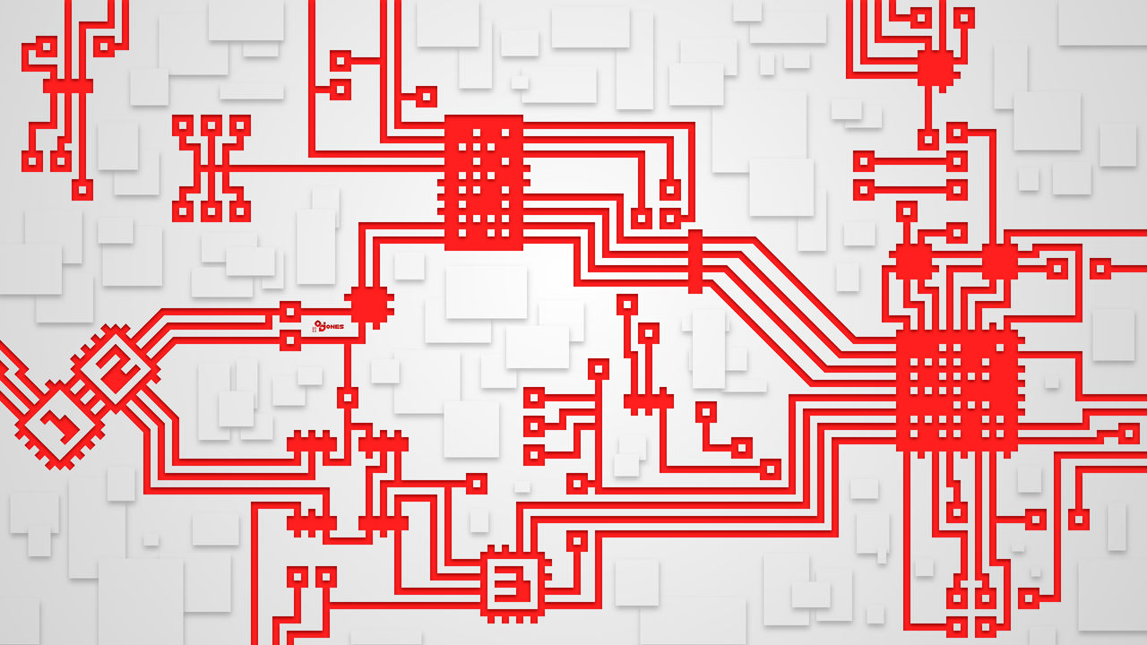 Red Circuit Board Wallpapers