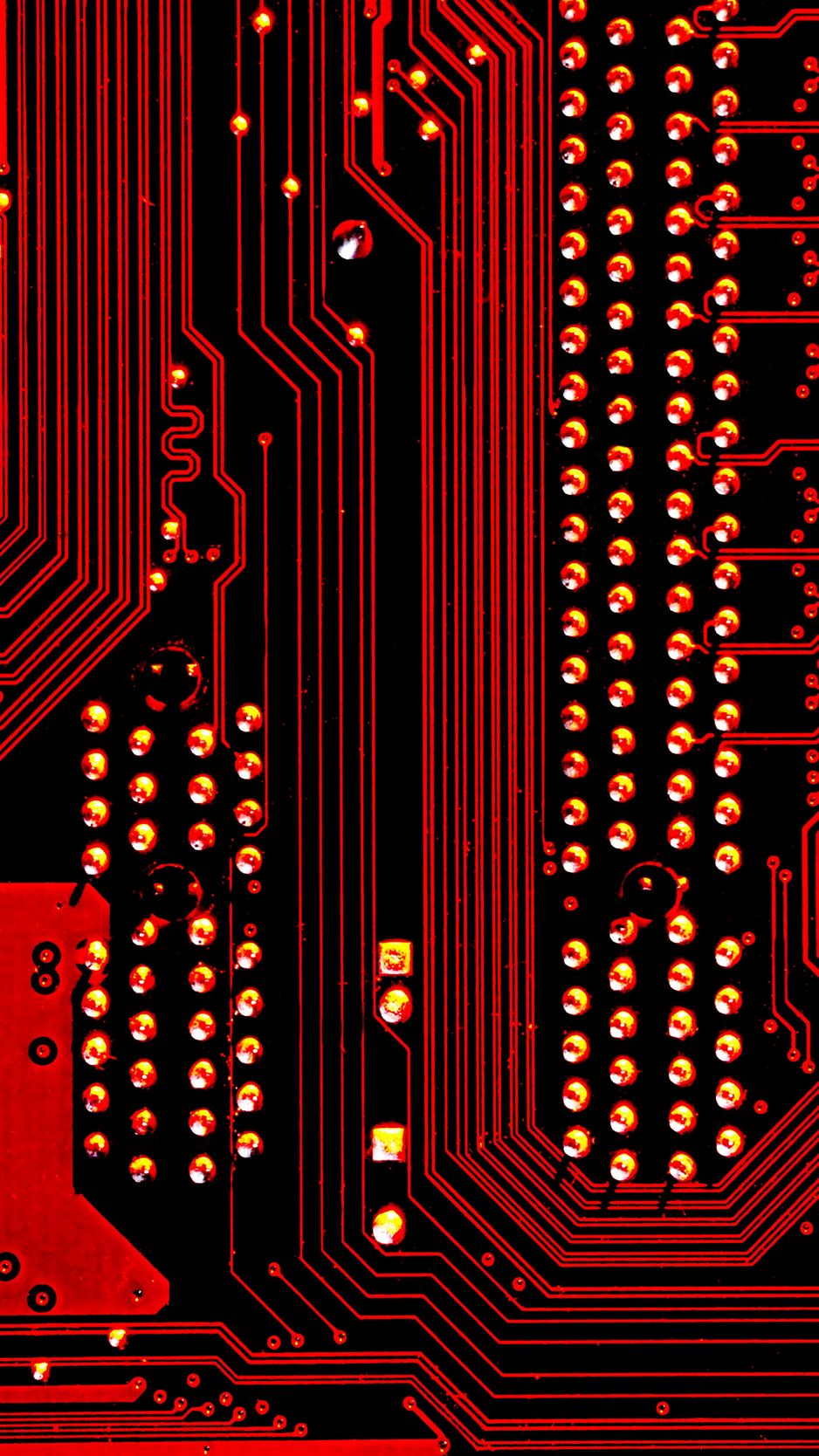 Red Circuit Board Wallpapers