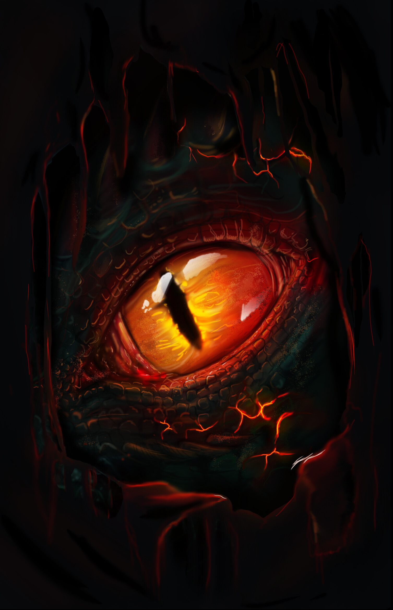 Red Dragon Eye Wallpapers