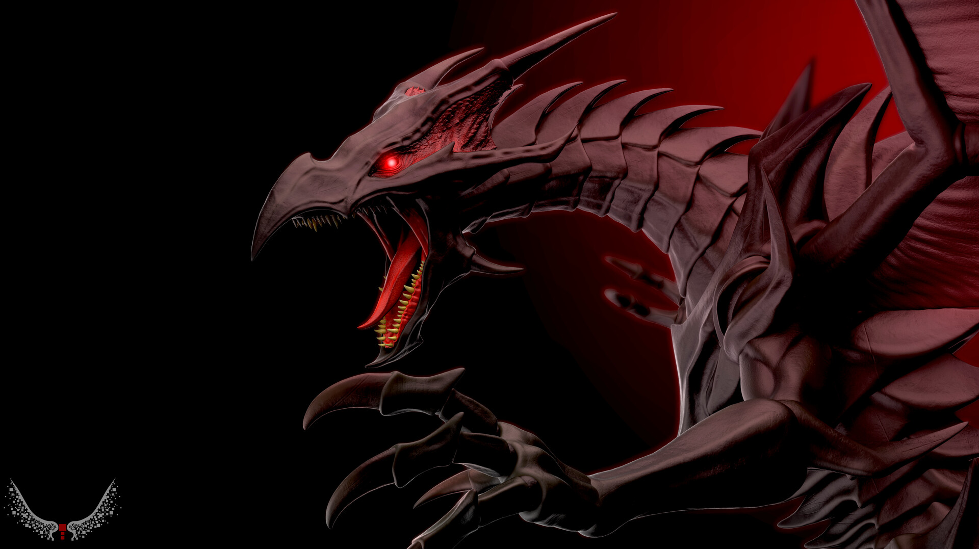 Red Eyes Black Dragon Wallpapers